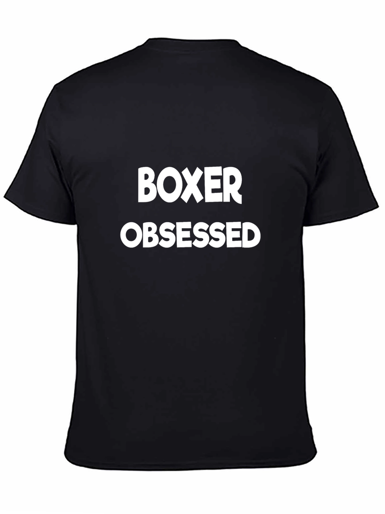 Boxer Obsessed Graphic Tee - Black