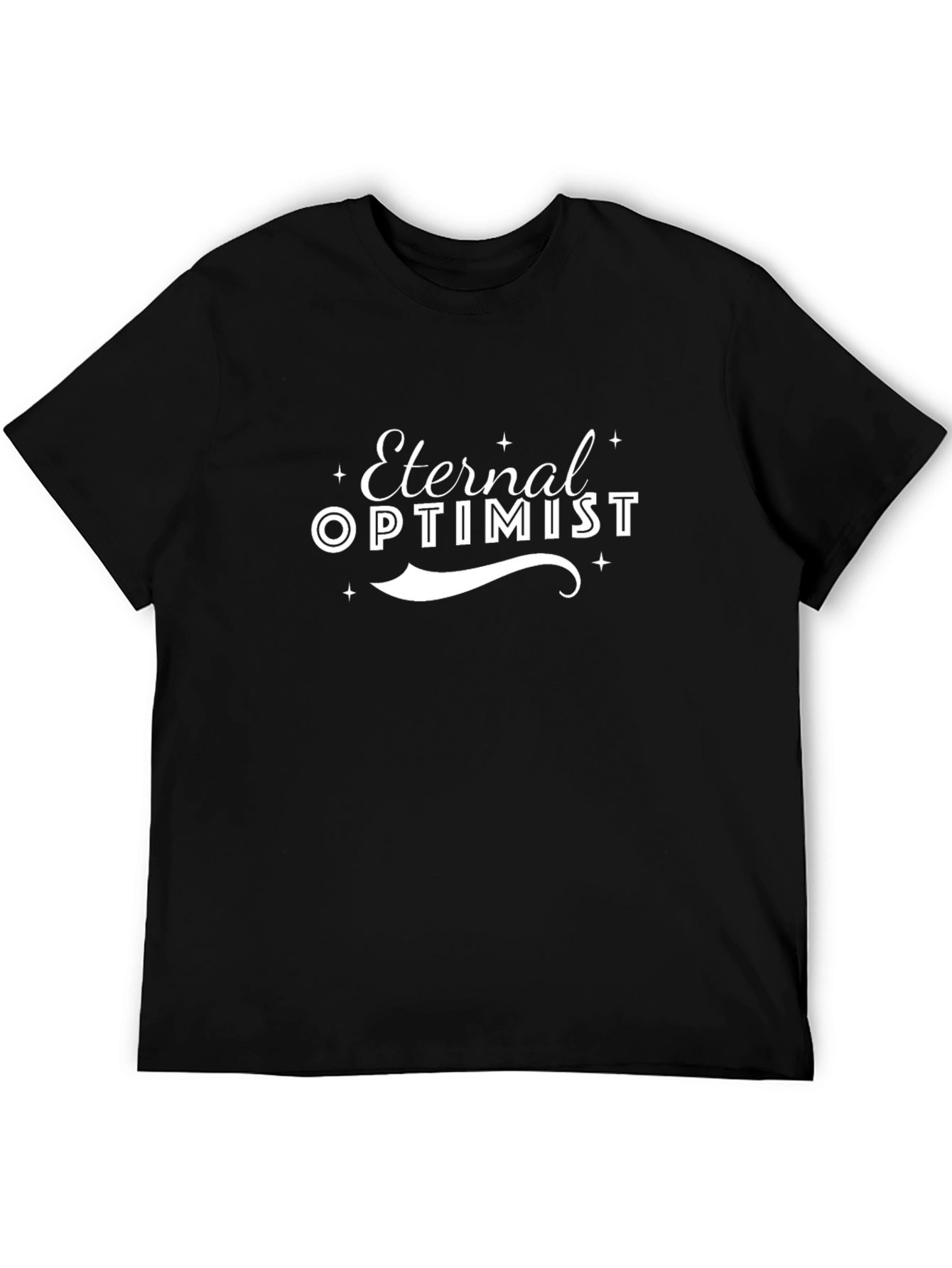 Eternal Optimist Graphic T-Shirt - Black