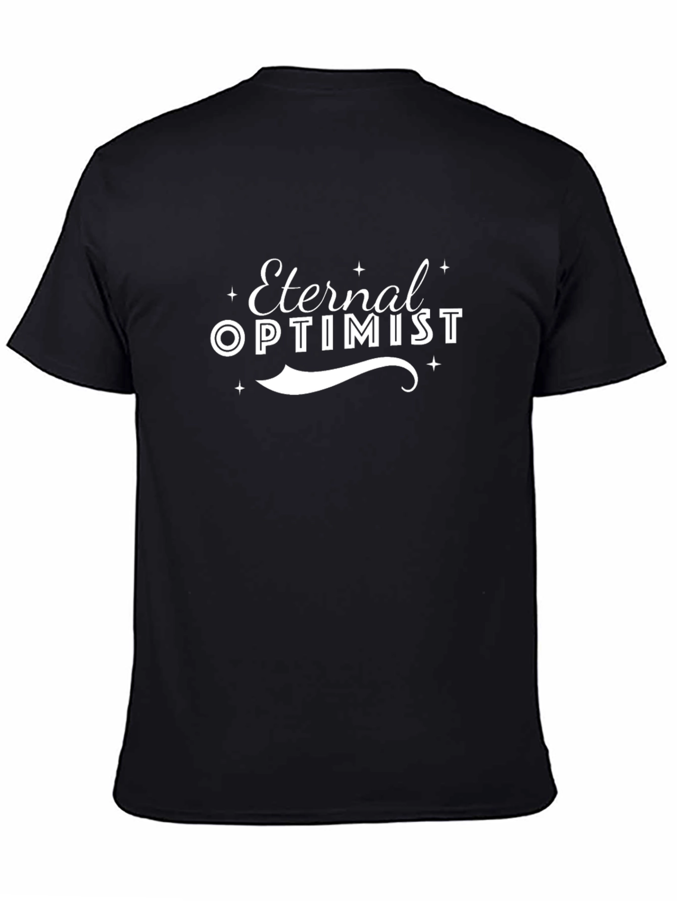 Eternal Optimist Graphic T-Shirt - Black