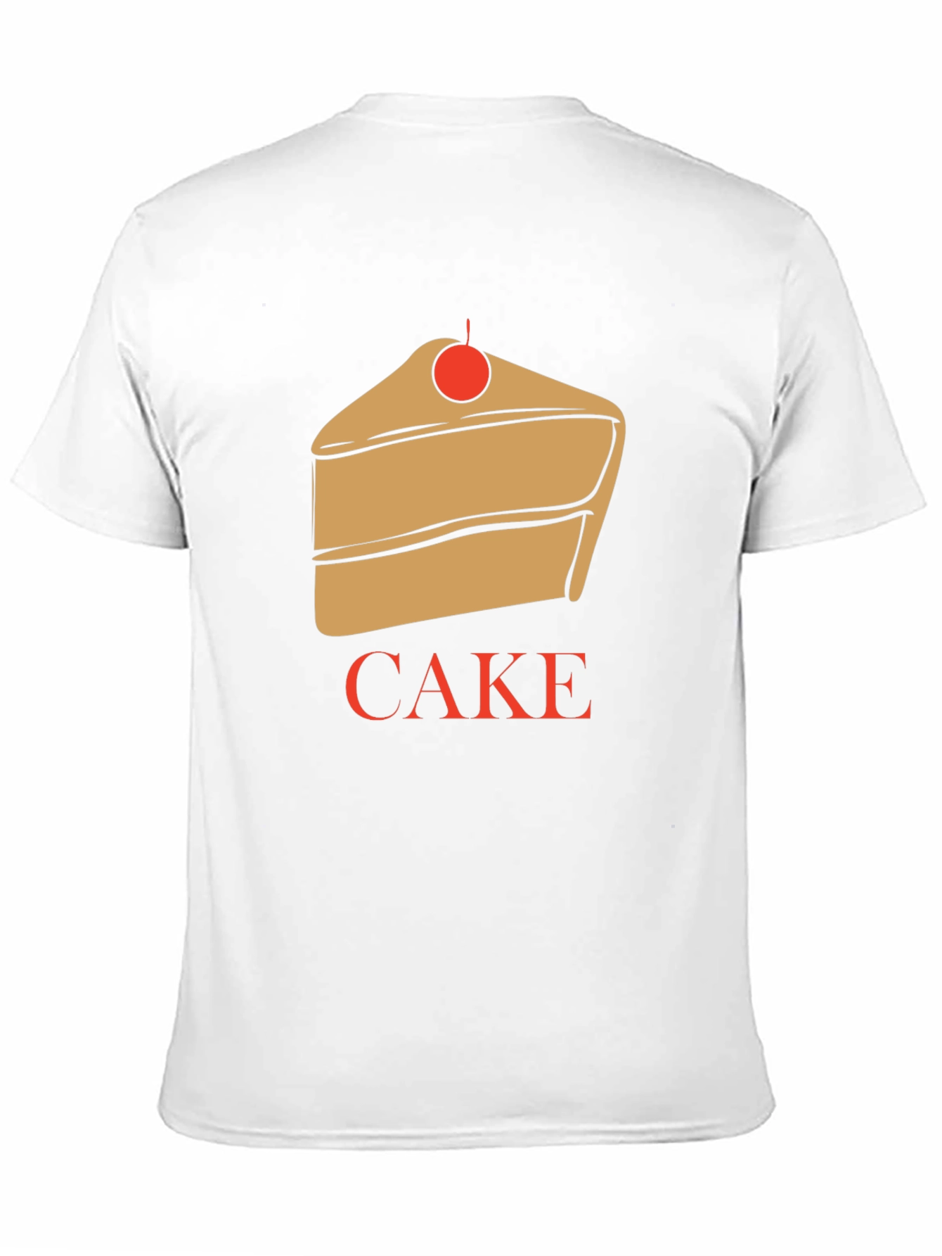 Cake Graphic T-Shirt - Unique Dessert Lover Tee