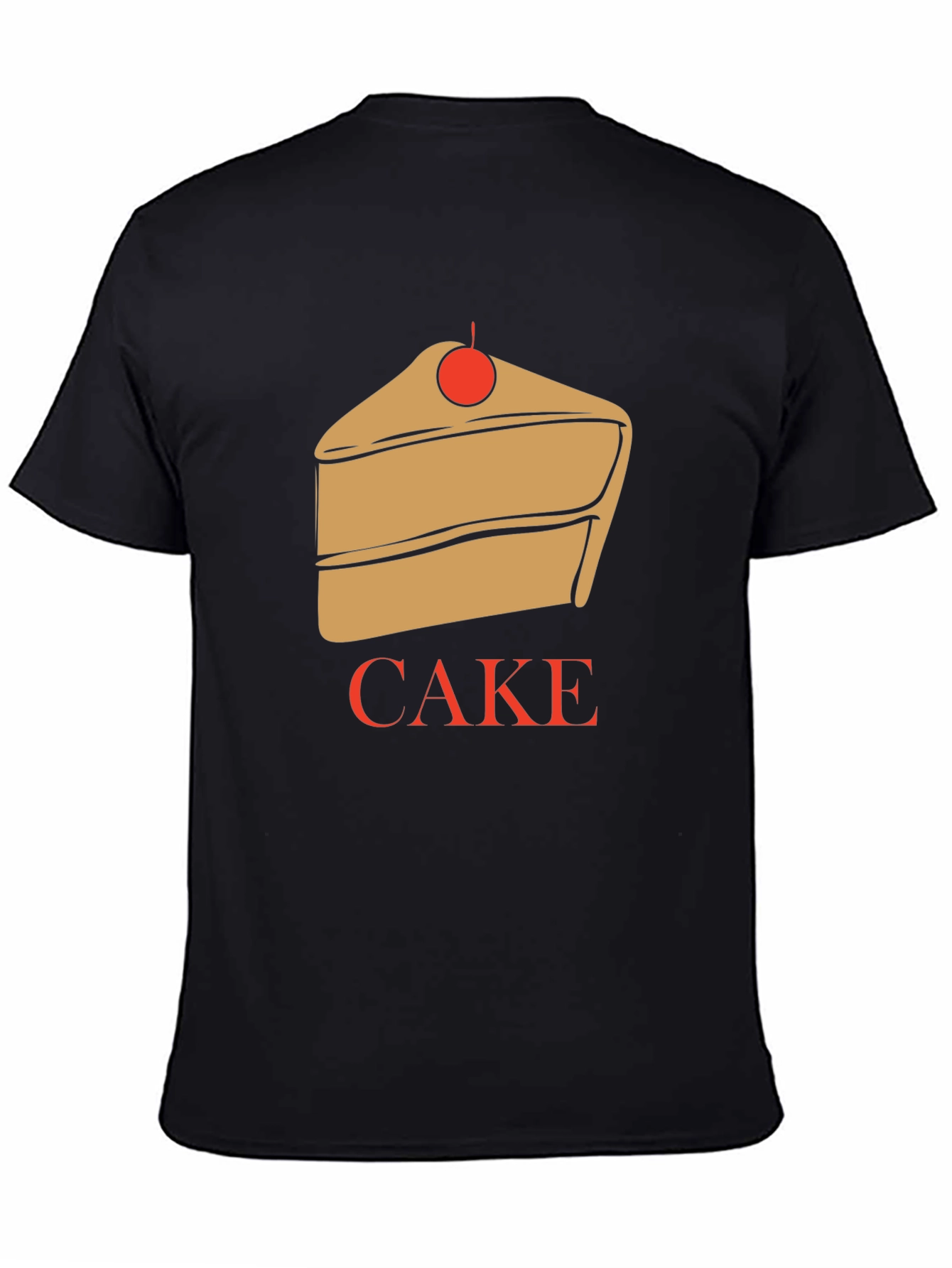 Cake Graphic T-Shirt - Unique Dessert Lover Tee