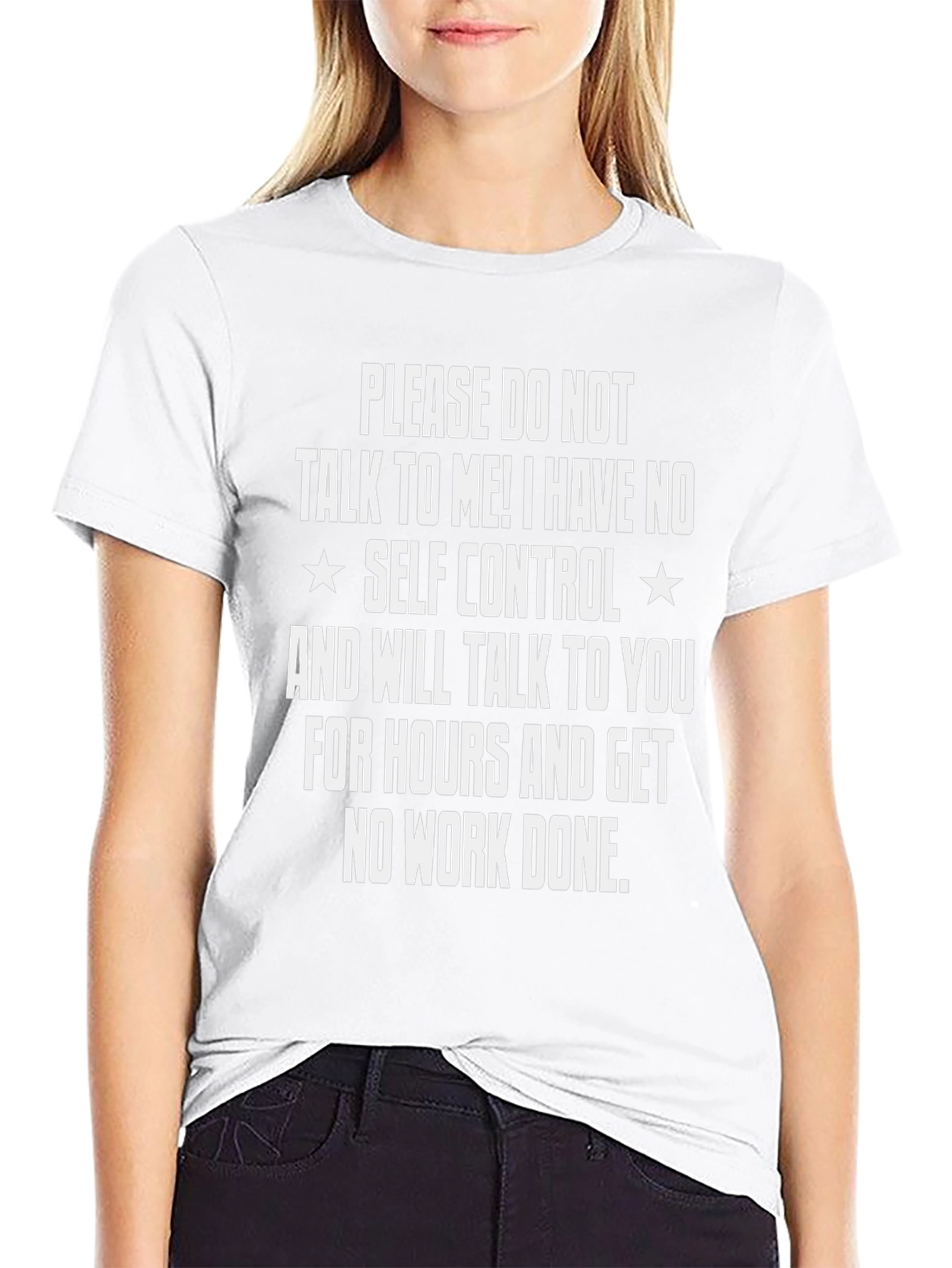 Funny Self Control Graphic T-Shirt
