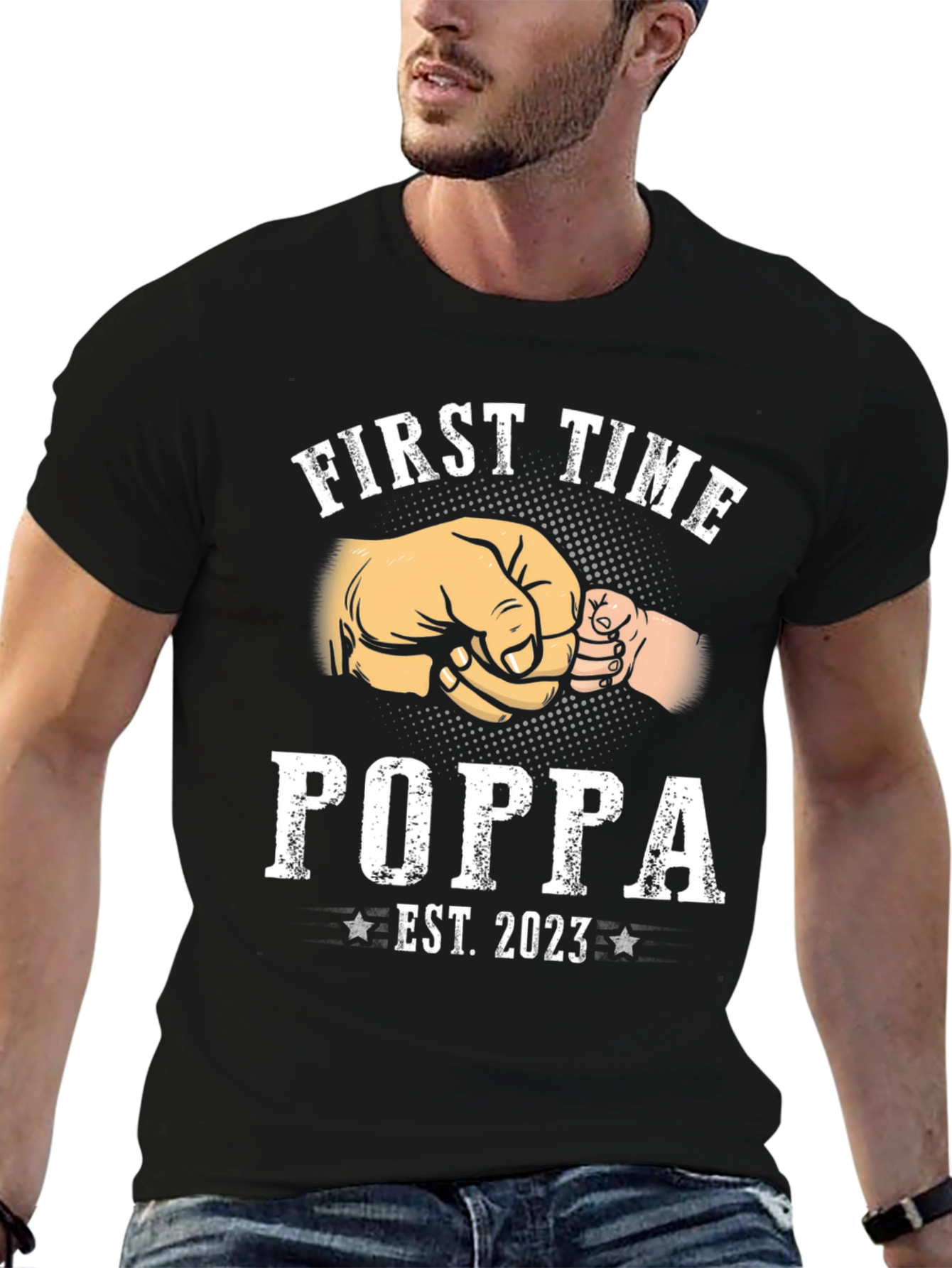 First Time Poppa 2023 T-Shirt