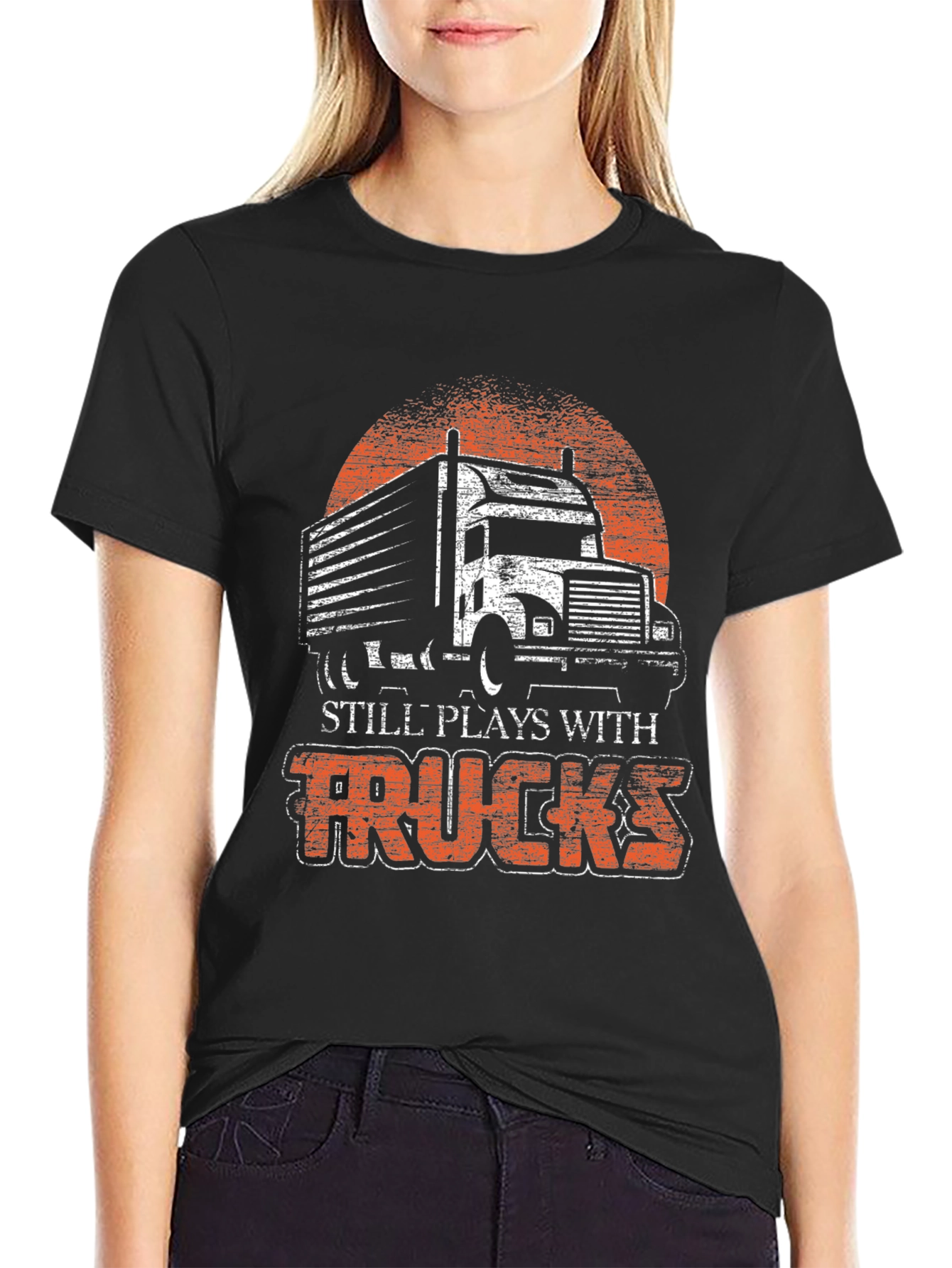 Trucks T-Shirt - Still Plays With Trucks Graphic Tee