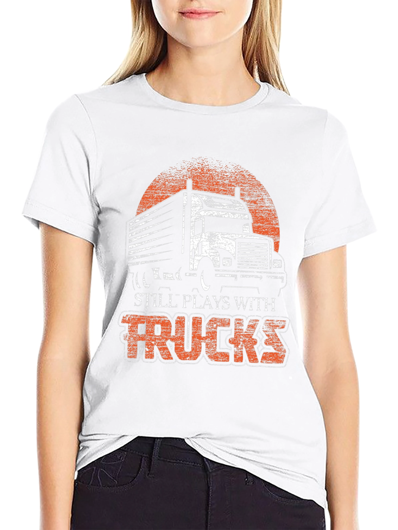 Trucks T-Shirt - Still Plays With Trucks Graphic Tee