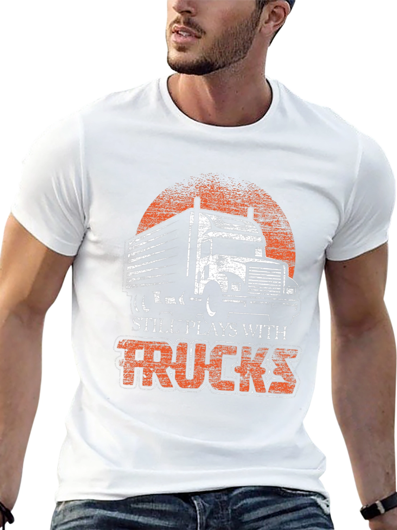 Trucks T-Shirt - Still Plays With Trucks Graphic Tee