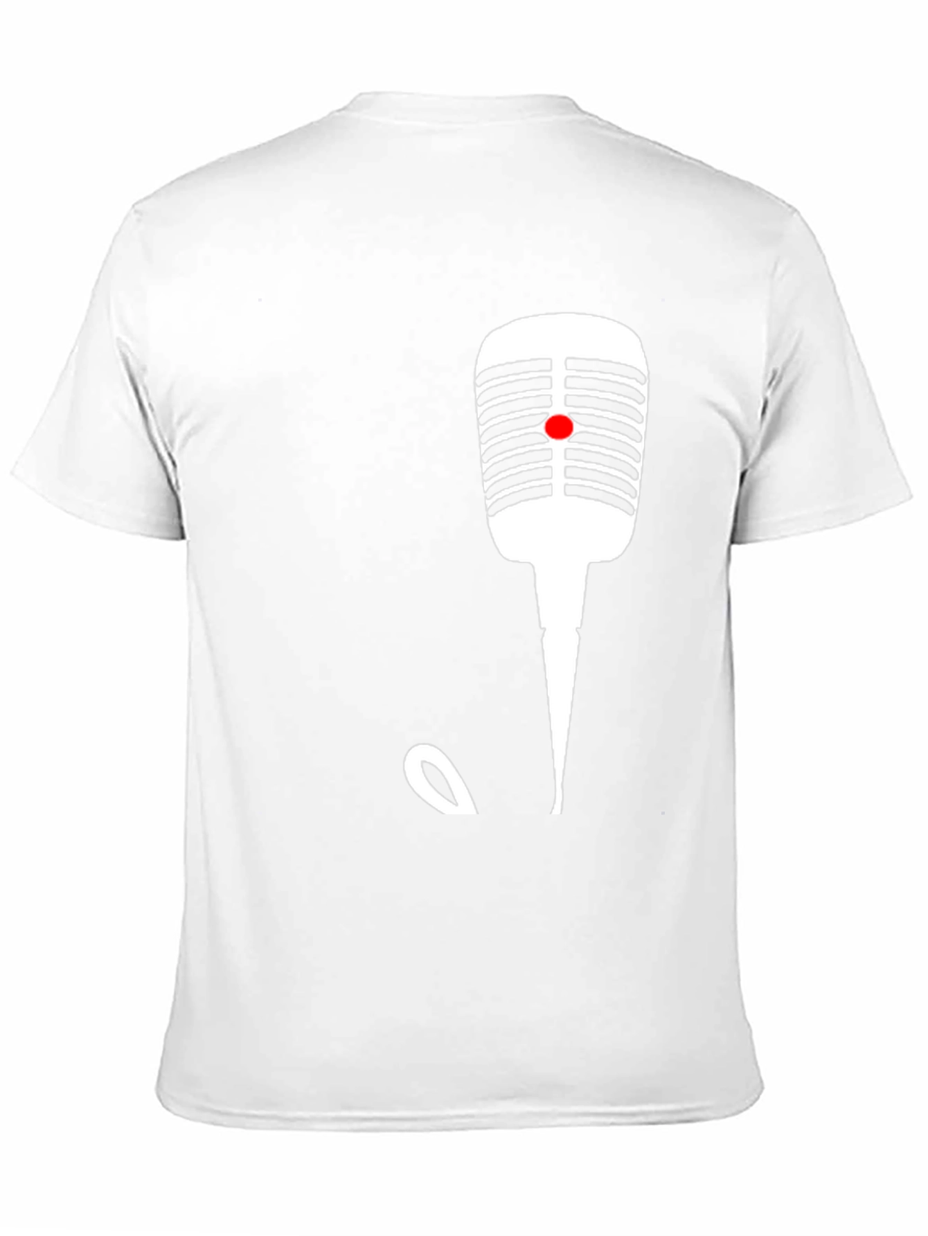 Retro Microphone Graphic T-Shirt - Classic Style