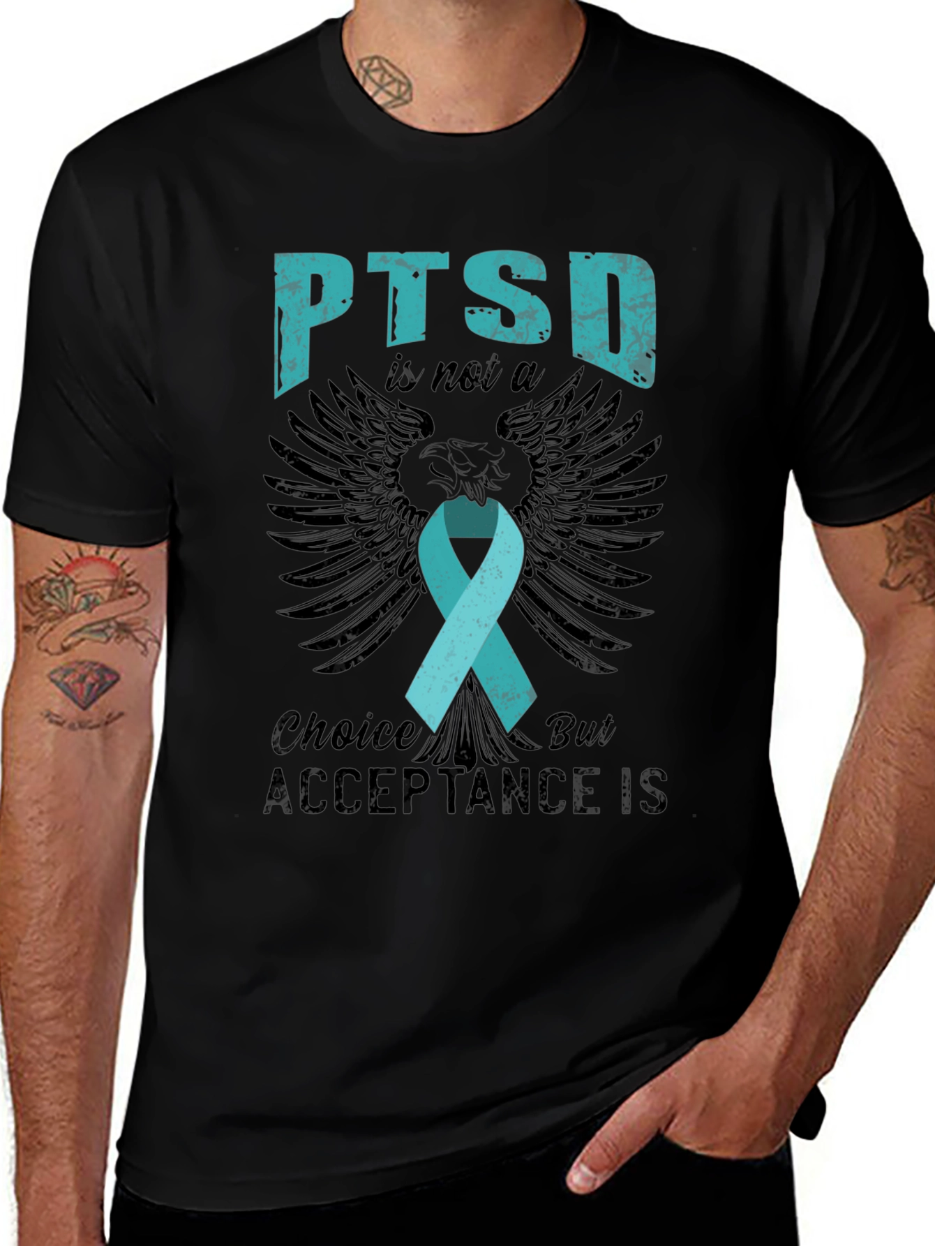 PTSD Awareness T-Shirt - Acceptance Design