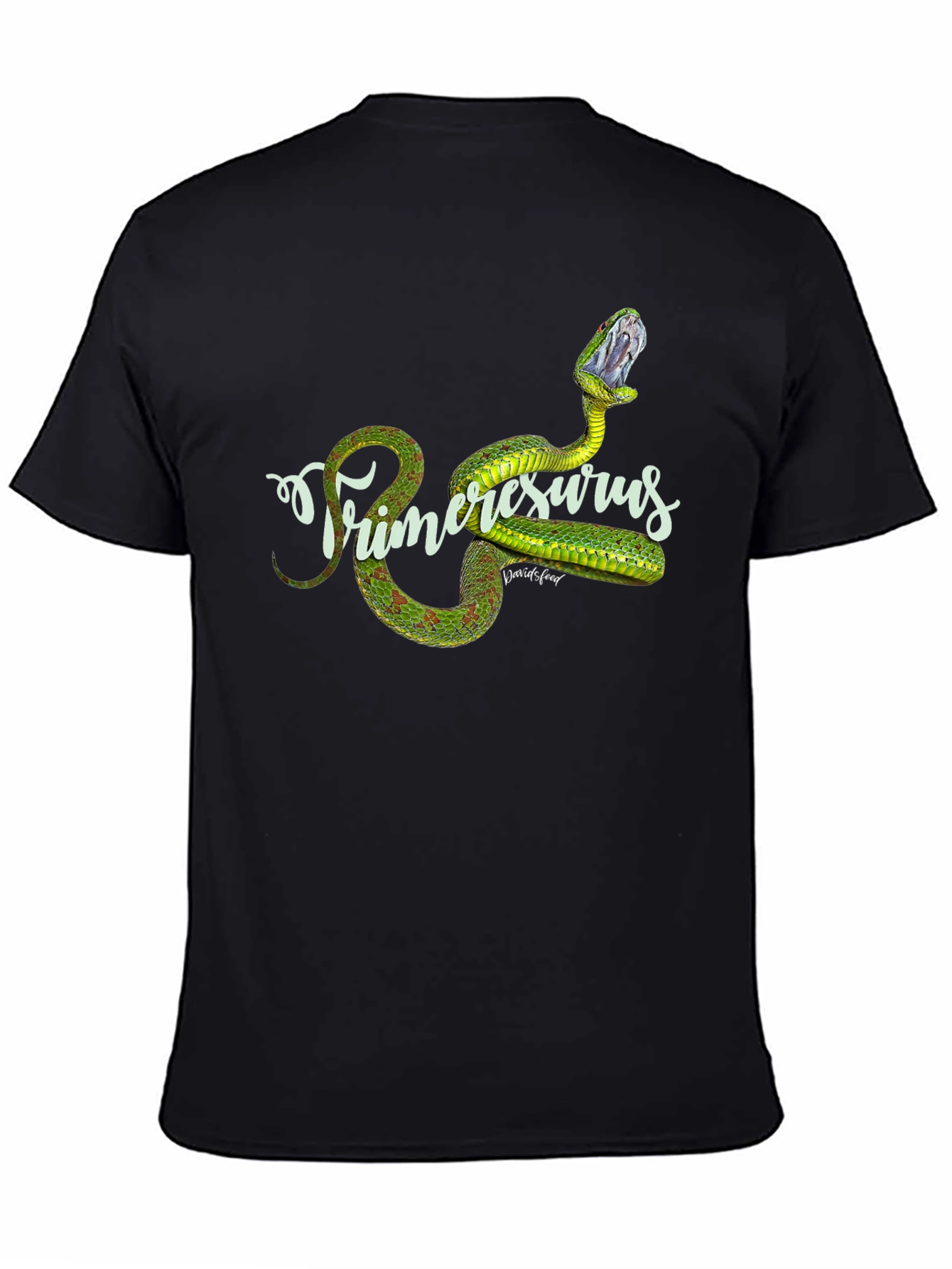 Primeresurus Snake Graphic Black T-Shirt