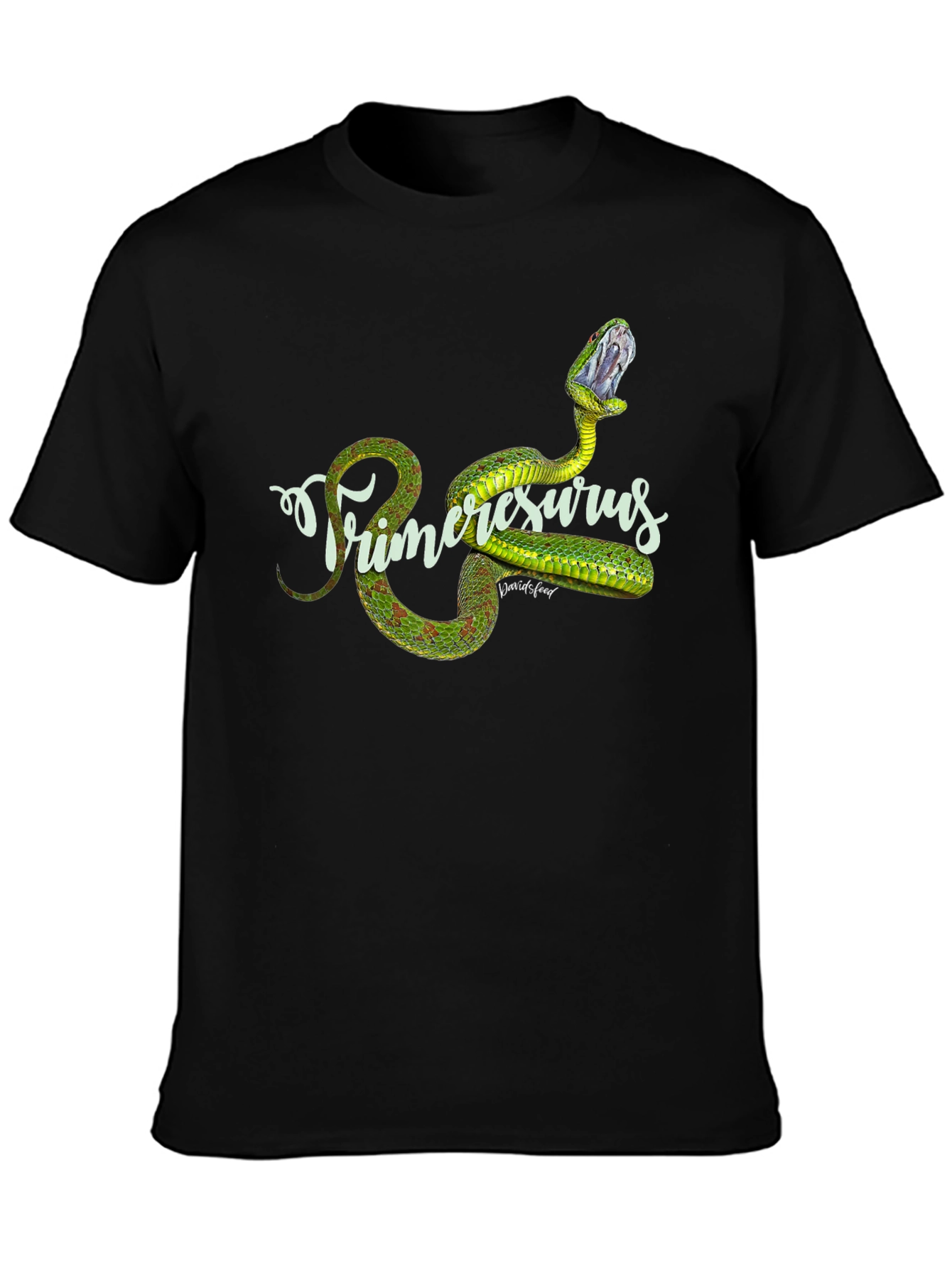 Primeresurus Snake Graphic Black T-Shirt