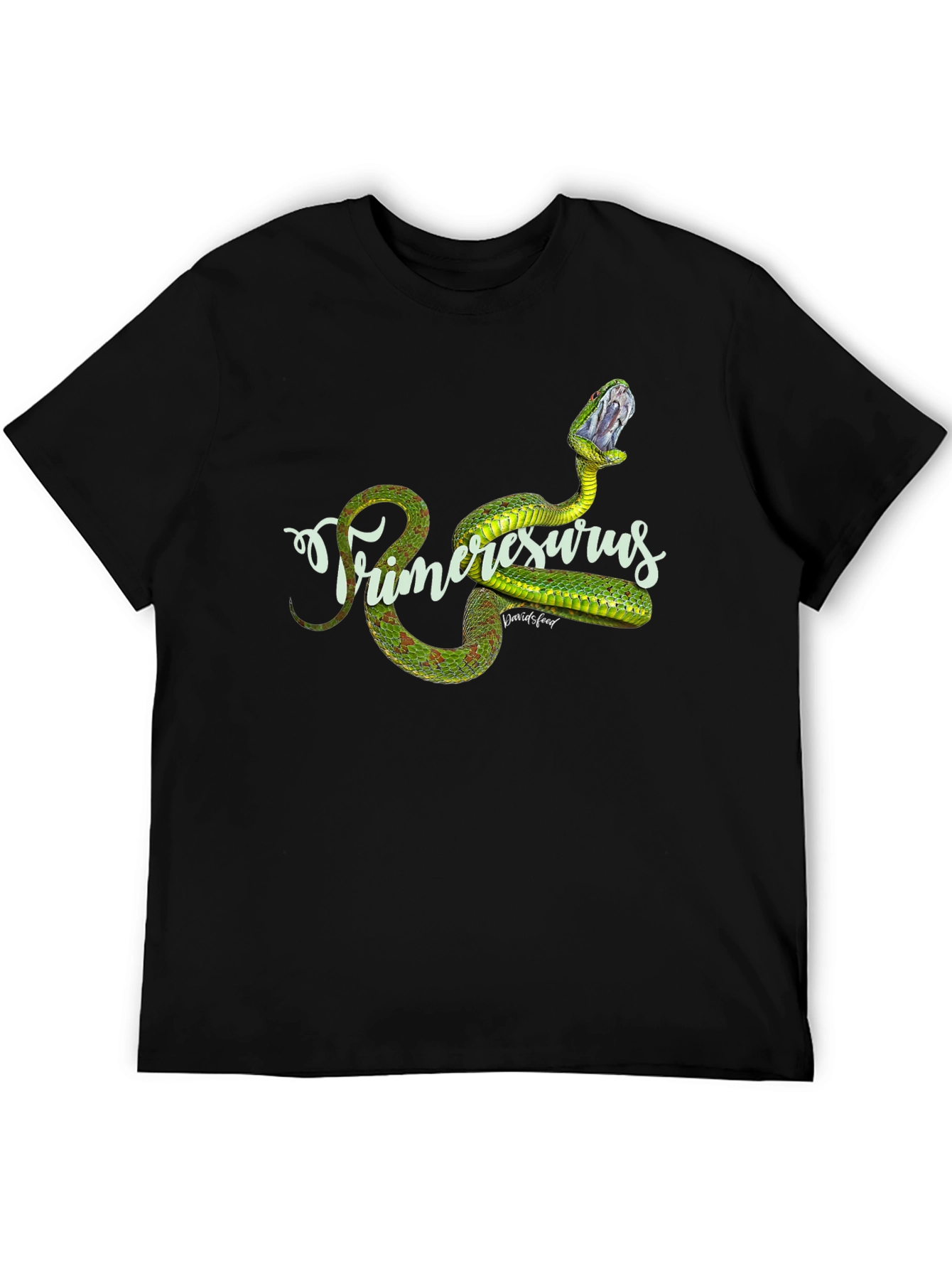 Primeresurus Snake Graphic Black T-Shirt