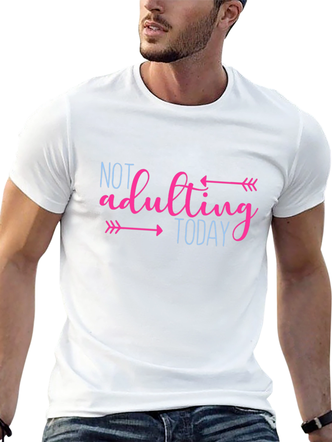 Not Adulting Today Graphic T-Shirt