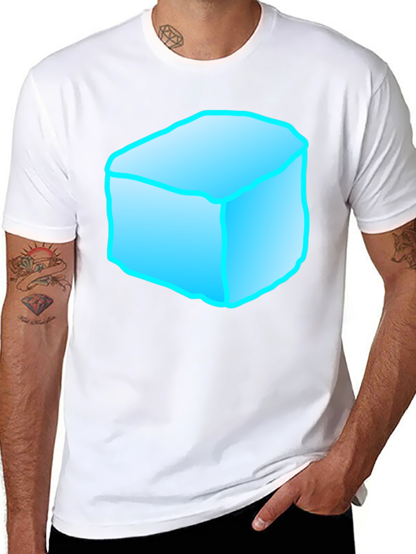Ice Cube Graphic Black T-Shirt