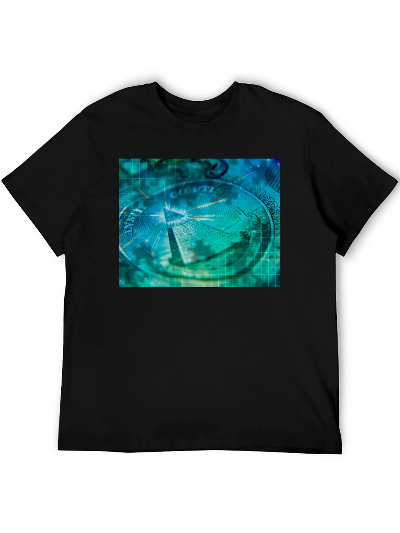Illuminati Pyramid Eye Black T-Shirt