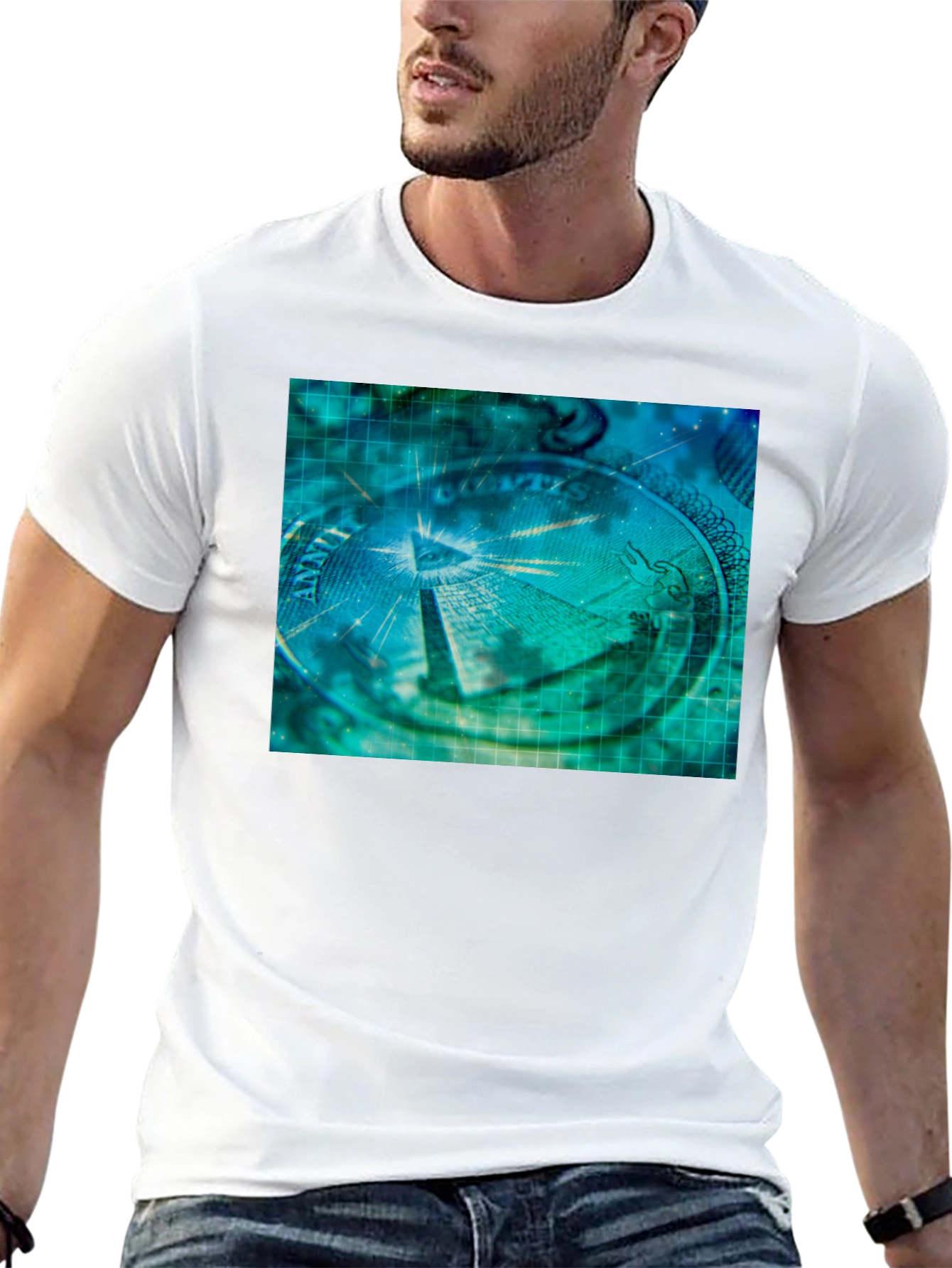 Illuminati Pyramid Eye Black T-Shirt