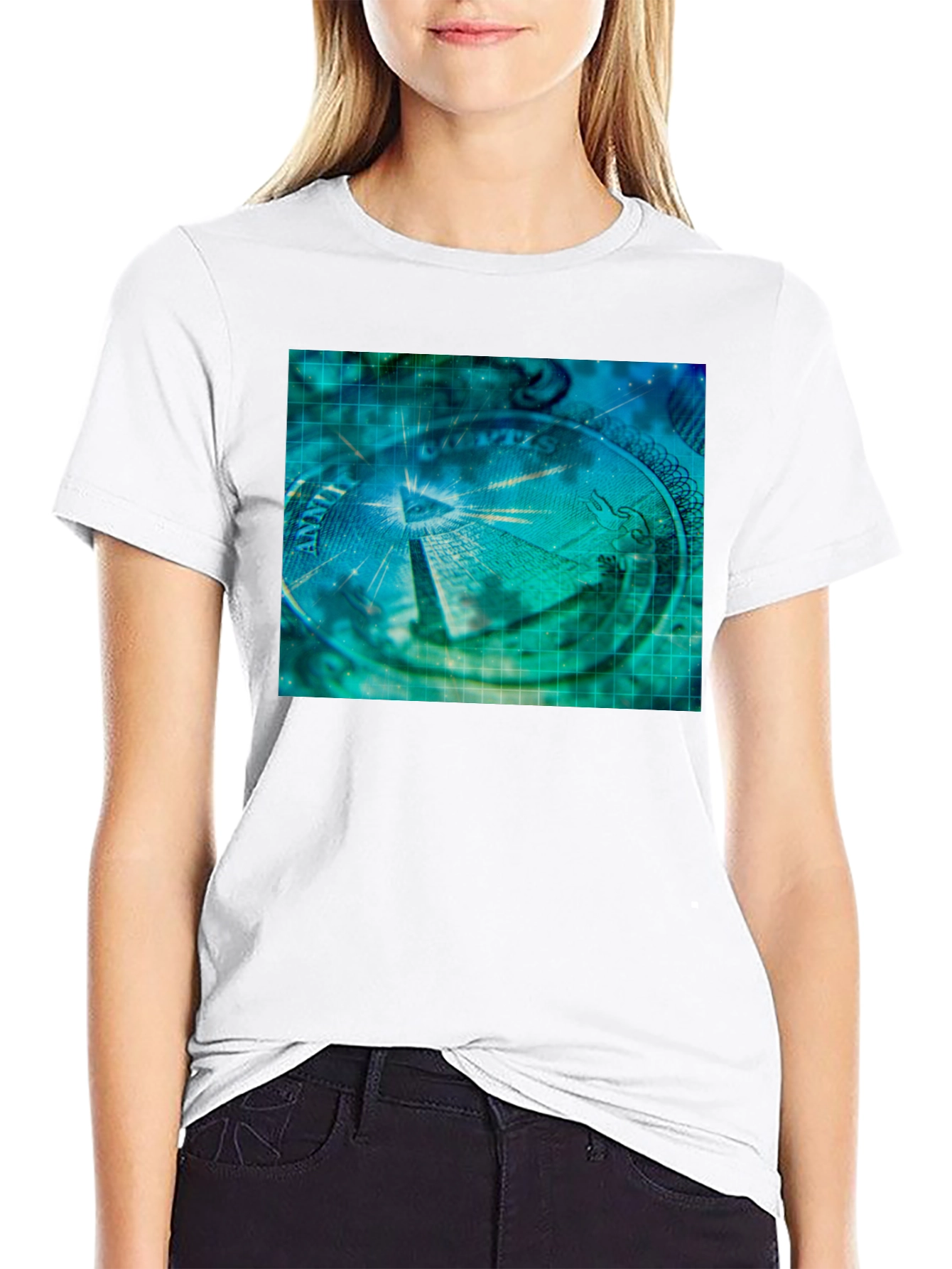 Illuminati Pyramid Eye Black T-Shirt