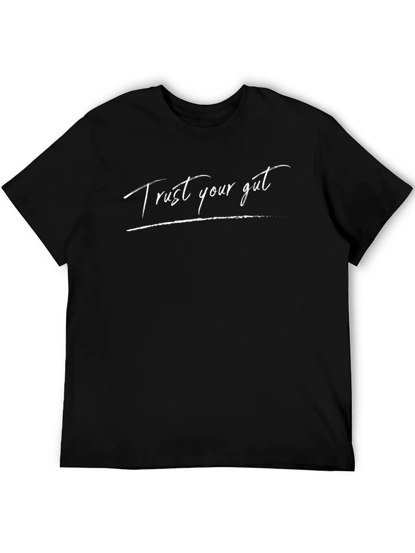 Trust Your Gut Black Graphic Tee