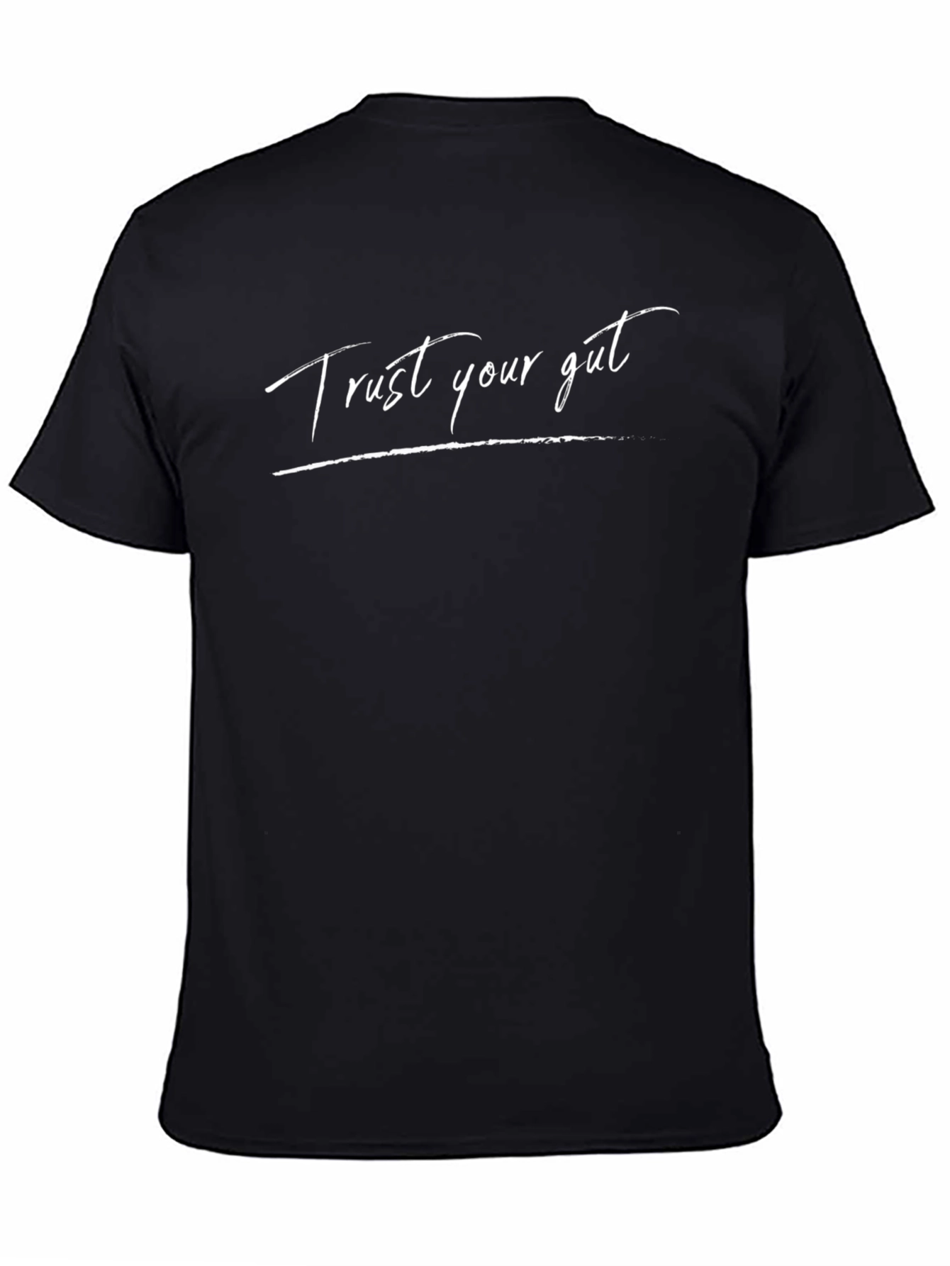 Trust Your Gut Black Graphic Tee