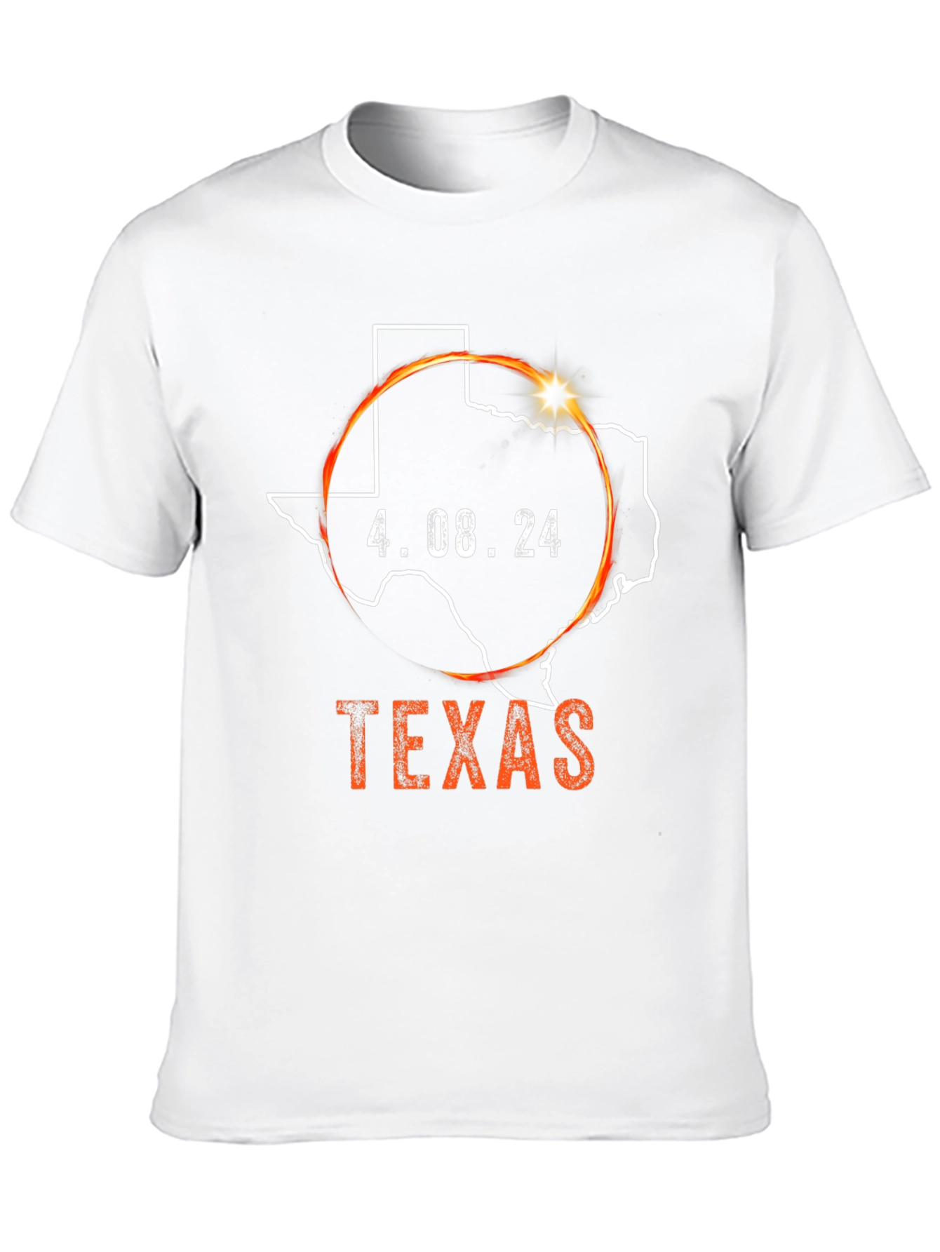 Texas Eclipse 2024 T-Shirt - April 8th Souvenir