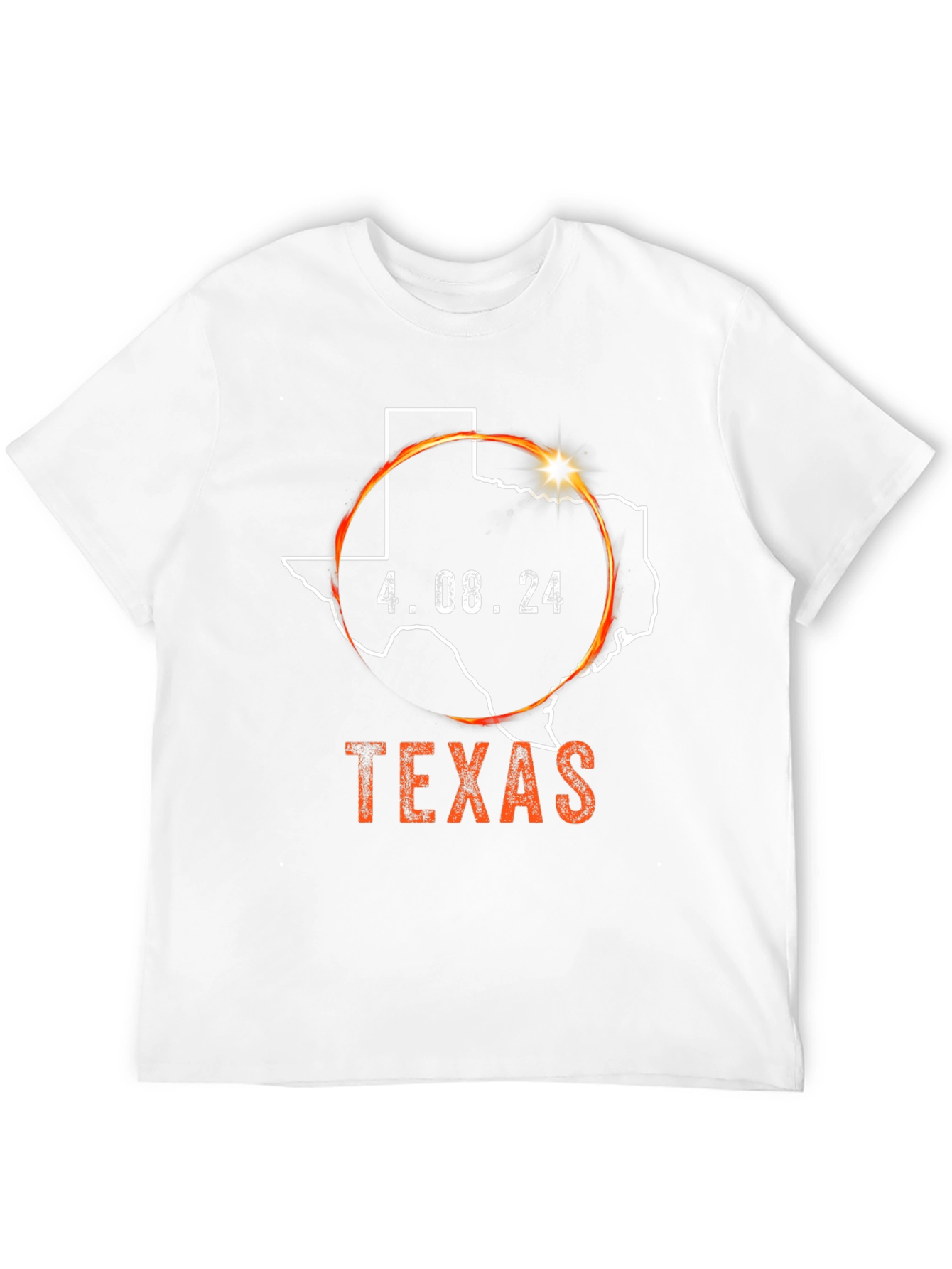 Texas Eclipse 2024 T-Shirt - April 8th Souvenir