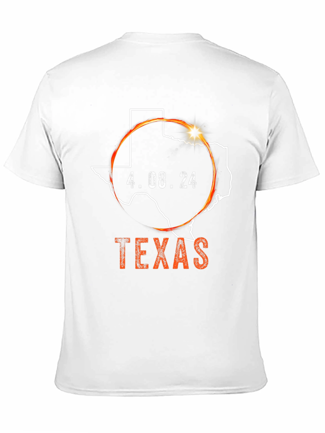 Texas Eclipse 2024 T-Shirt - April 8th Souvenir