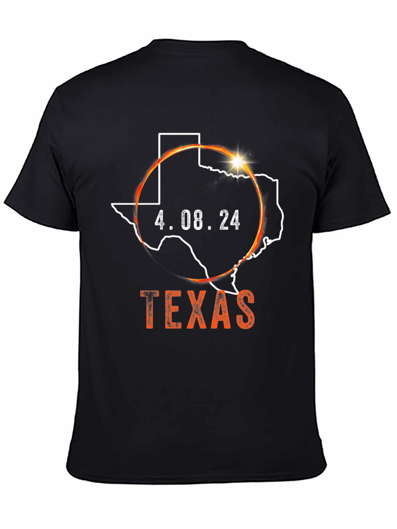 Texas Eclipse 2024 T-Shirt - April 8th Souvenir