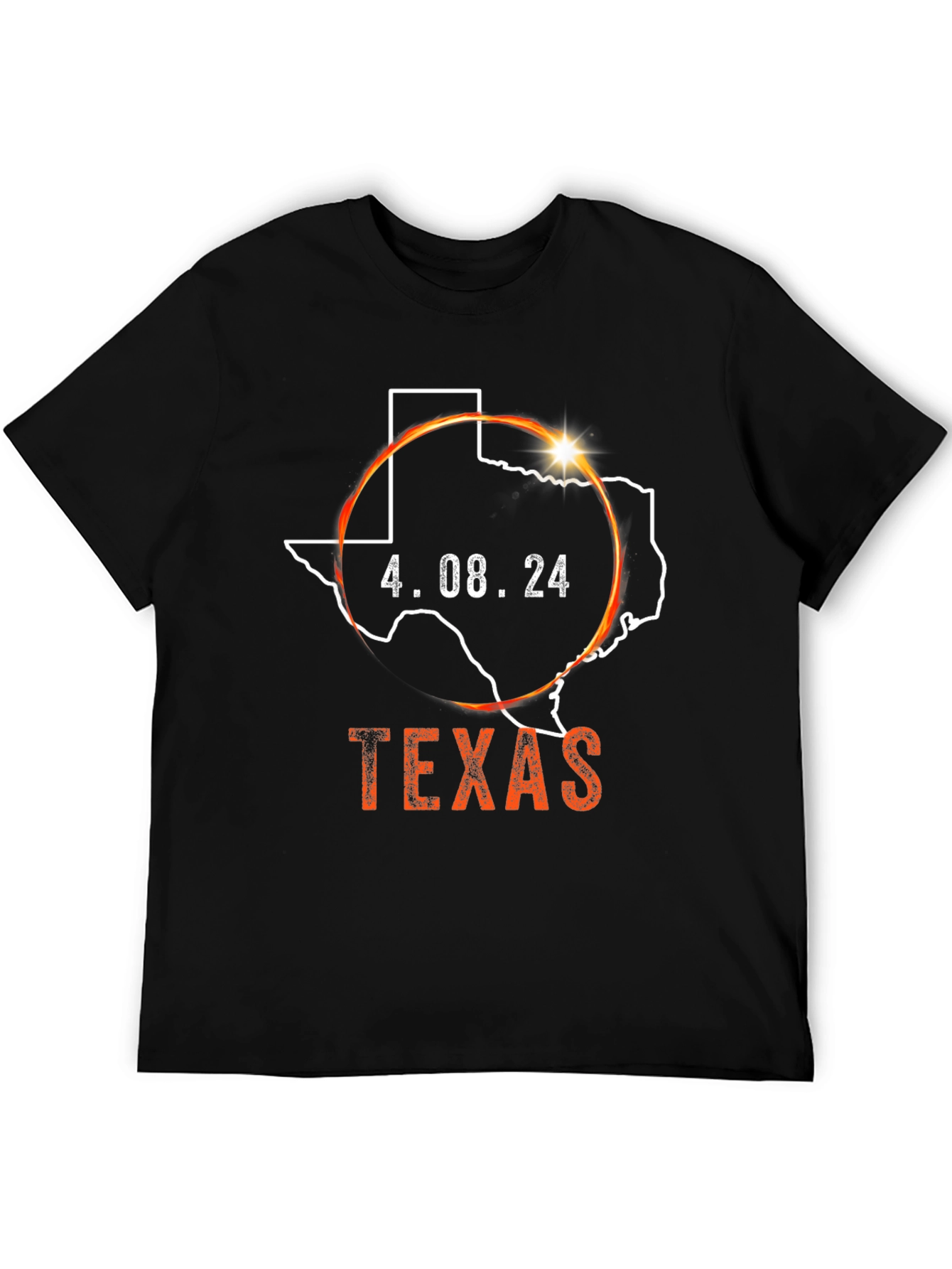 Texas Eclipse 2024 T-Shirt - April 8th Souvenir