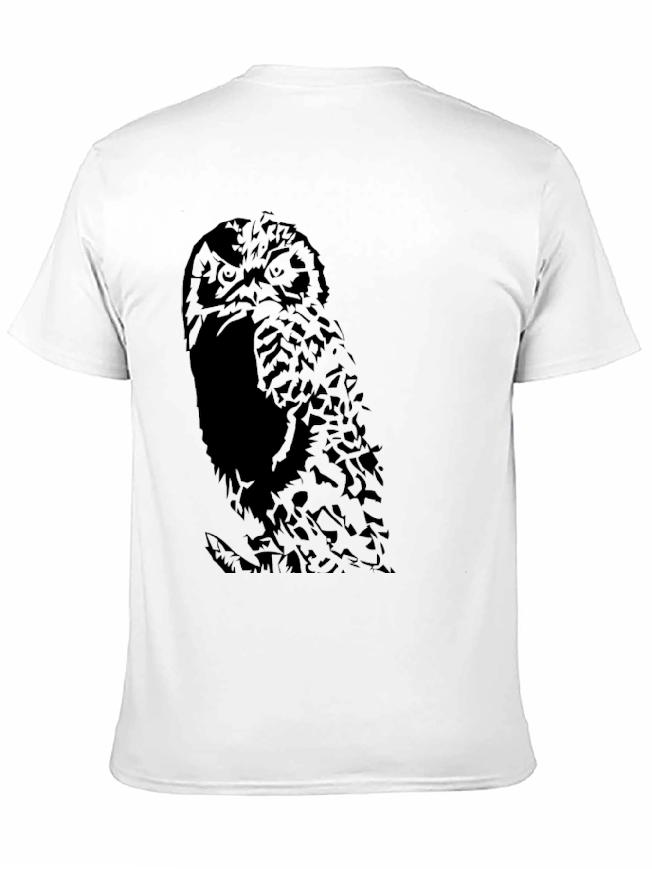Owl Graphic Black T-Shirt