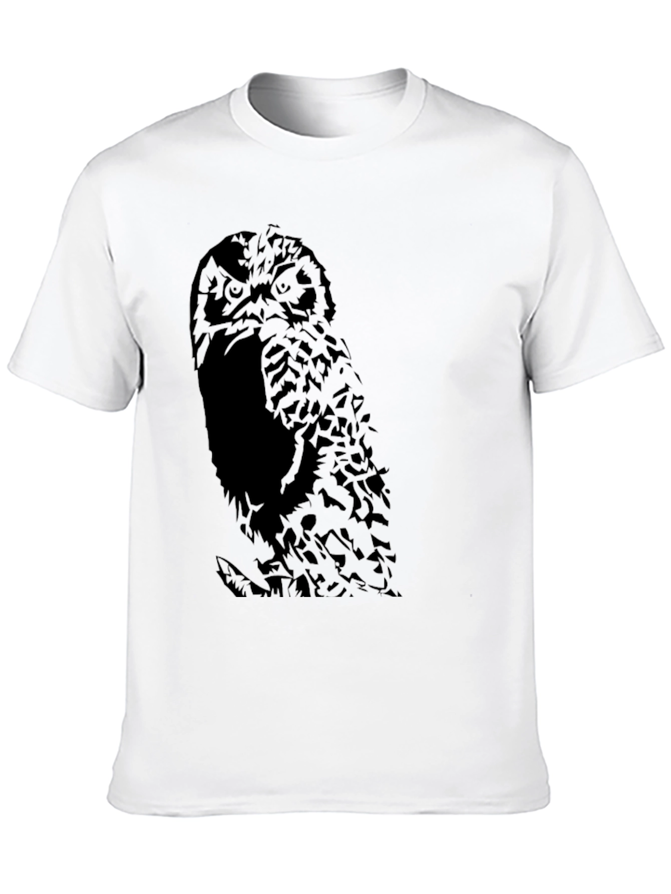 Owl Graphic Black T-Shirt