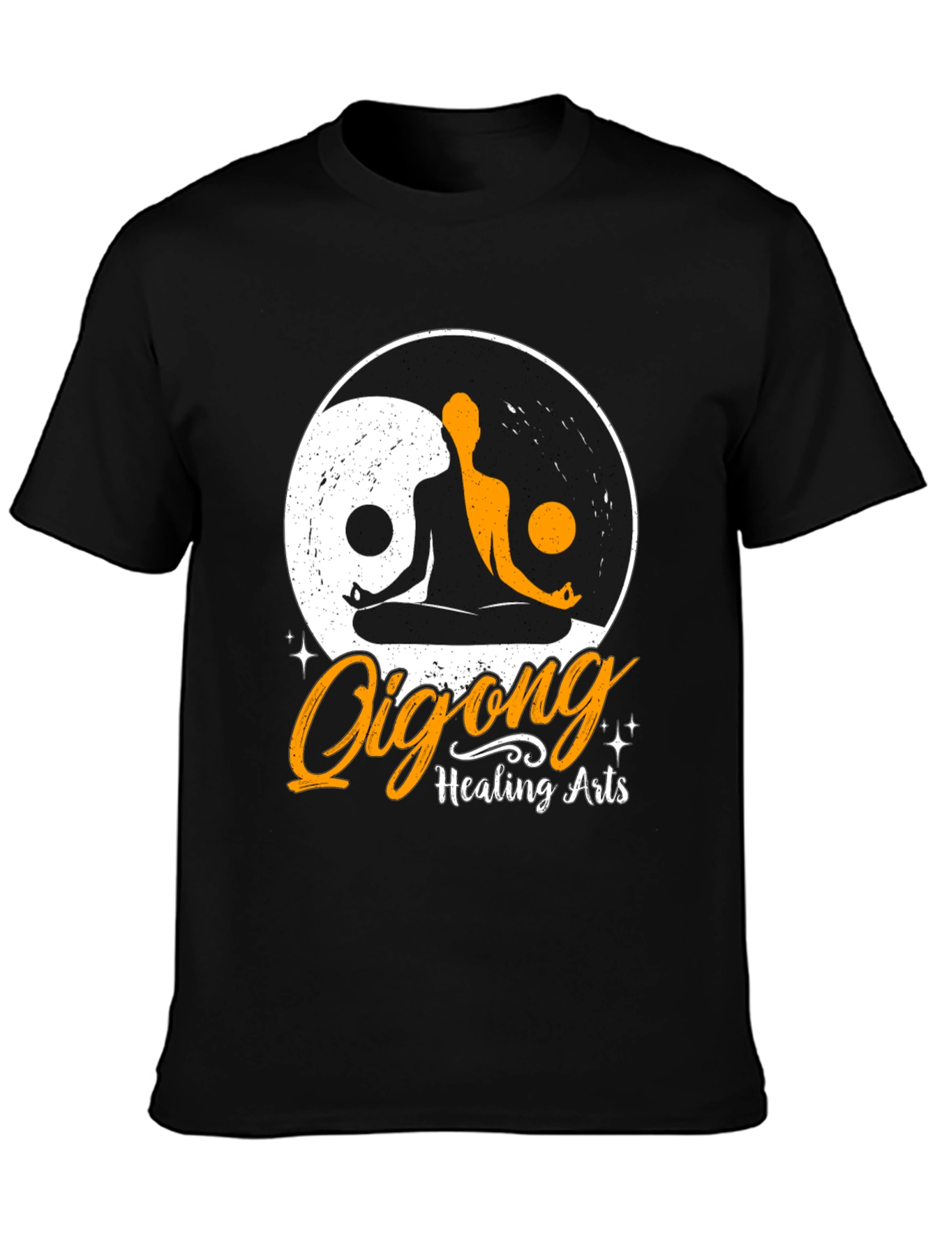 Qigong Healing Arts Yin Yang Graphic T-Shirt