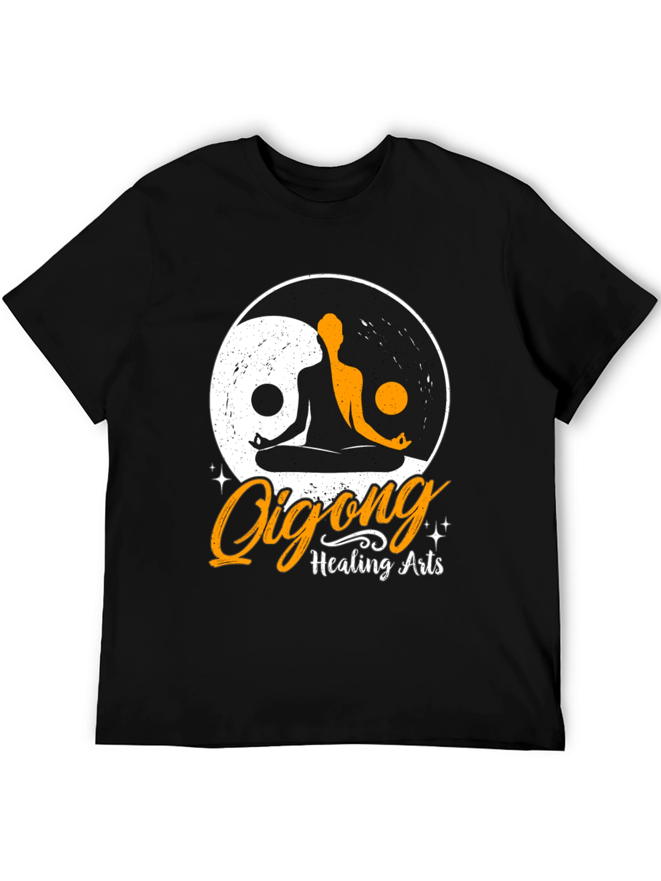 Qigong Healing Arts Yin Yang Graphic T-Shirt