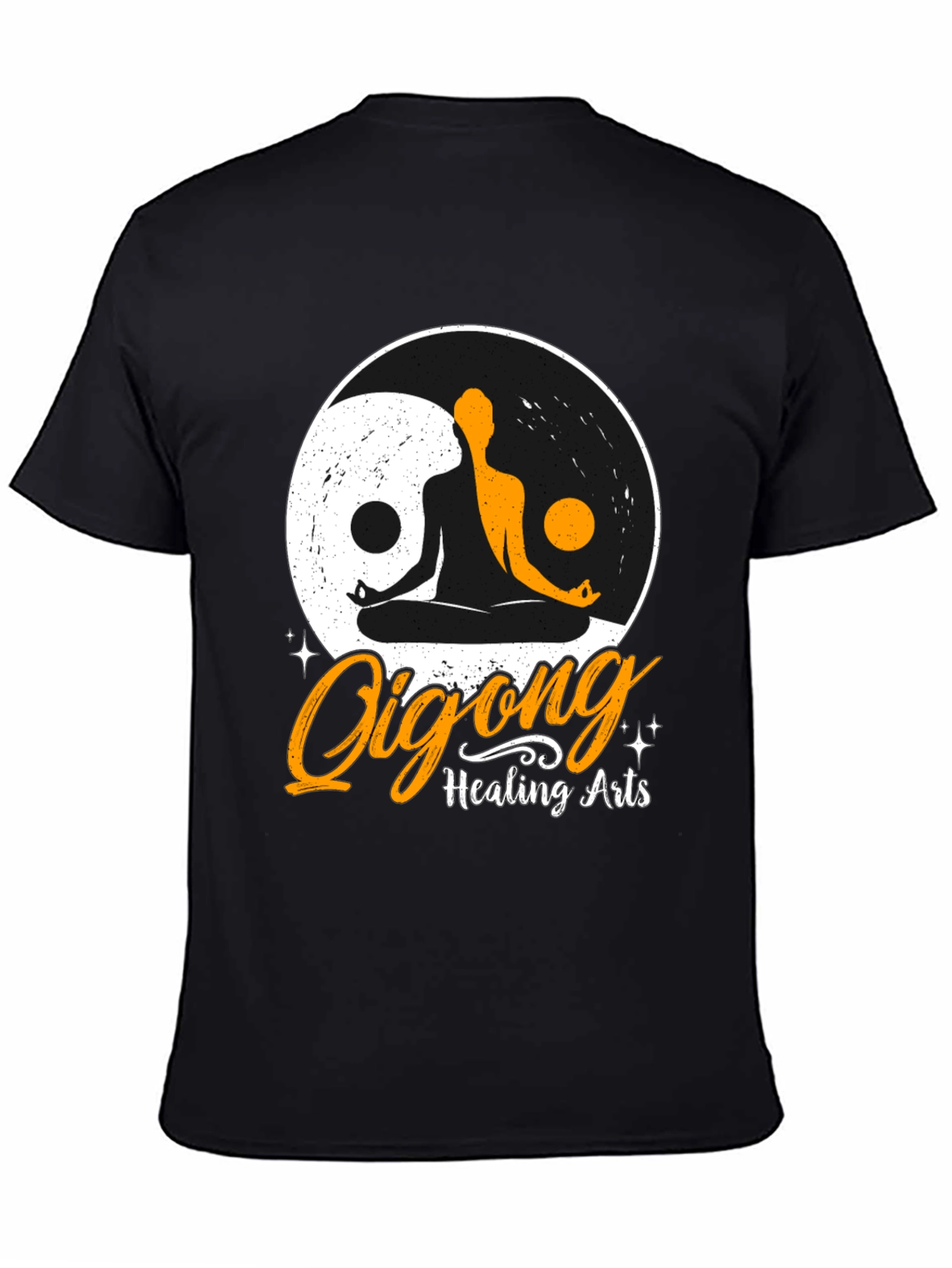 Qigong Healing Arts Yin Yang Graphic T-Shirt