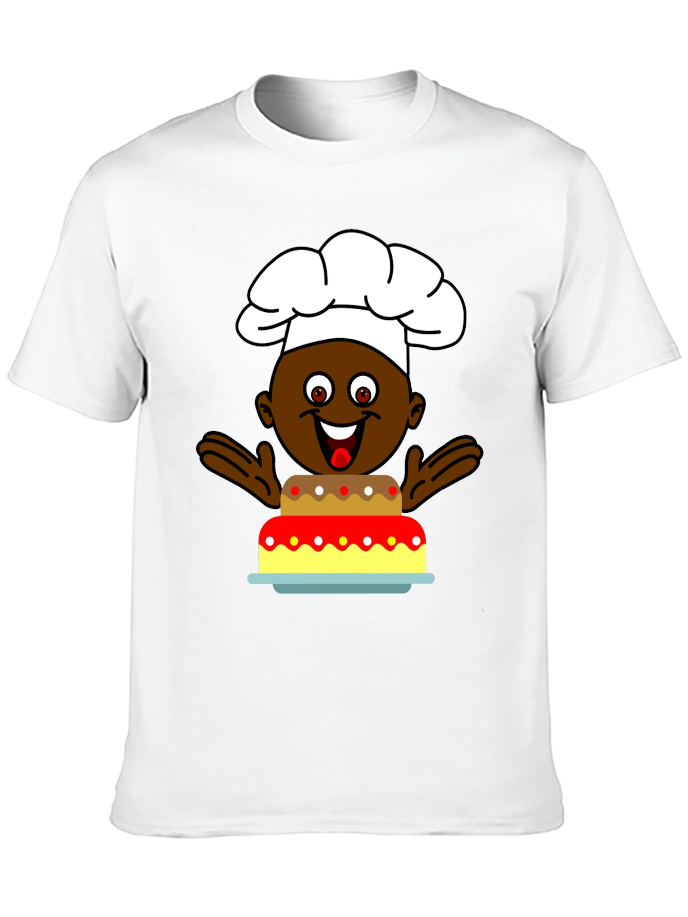 Chef Cake T-Shirt: Funny Cartoon Cook Tee