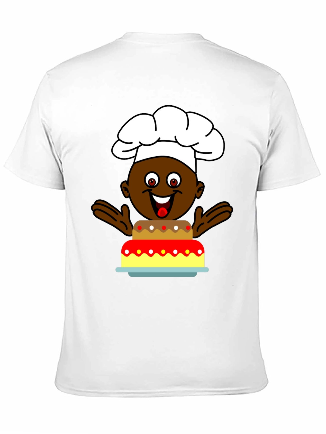 Chef Cake T-Shirt: Funny Cartoon Cook Tee