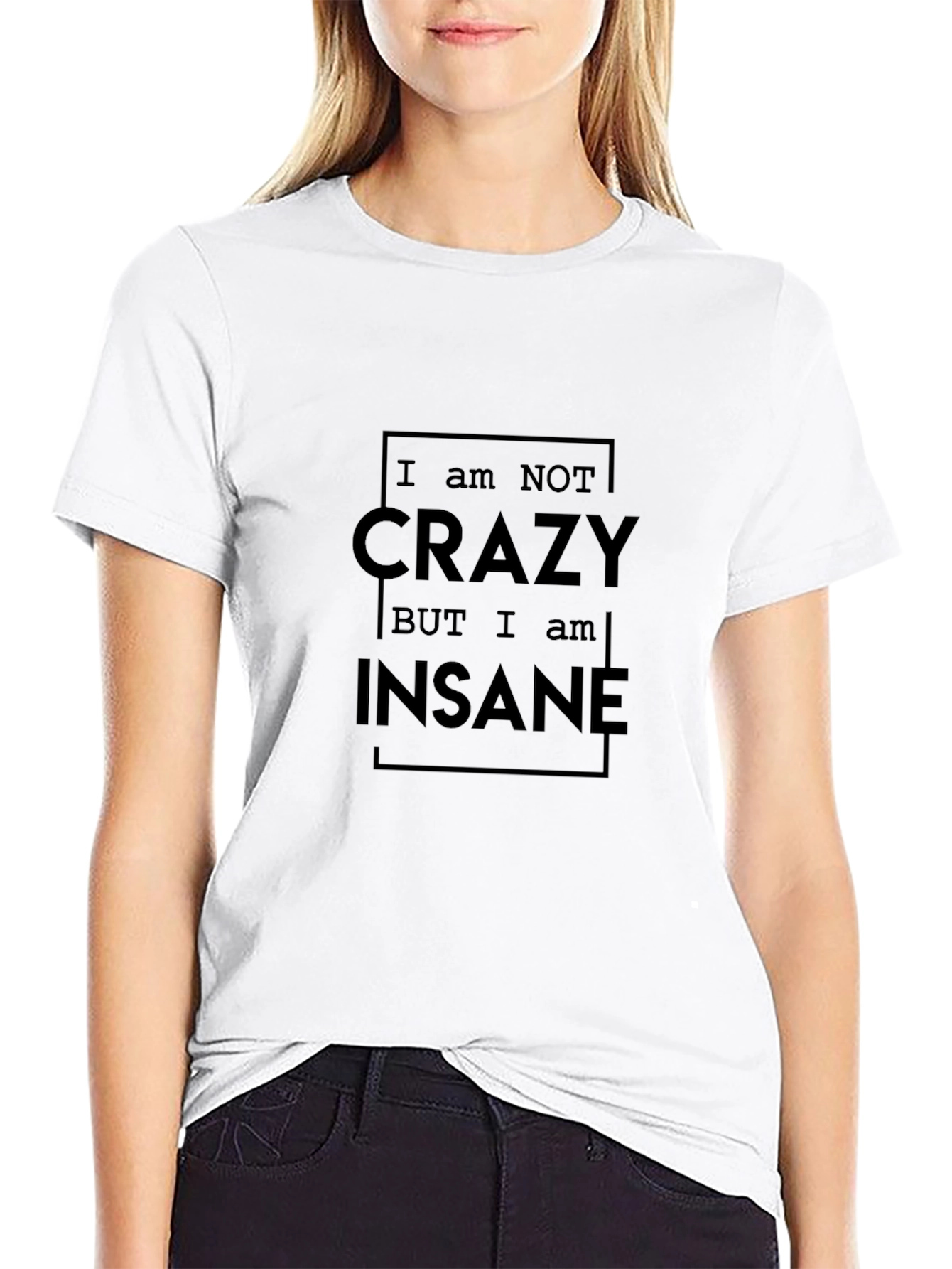 Crazy Insane Graphic Tee - Mens Black T-Shirt