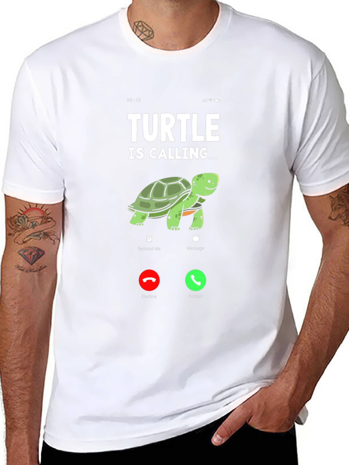 Turtle Is Calling T-Shirt - Funny Animal Lover Tee