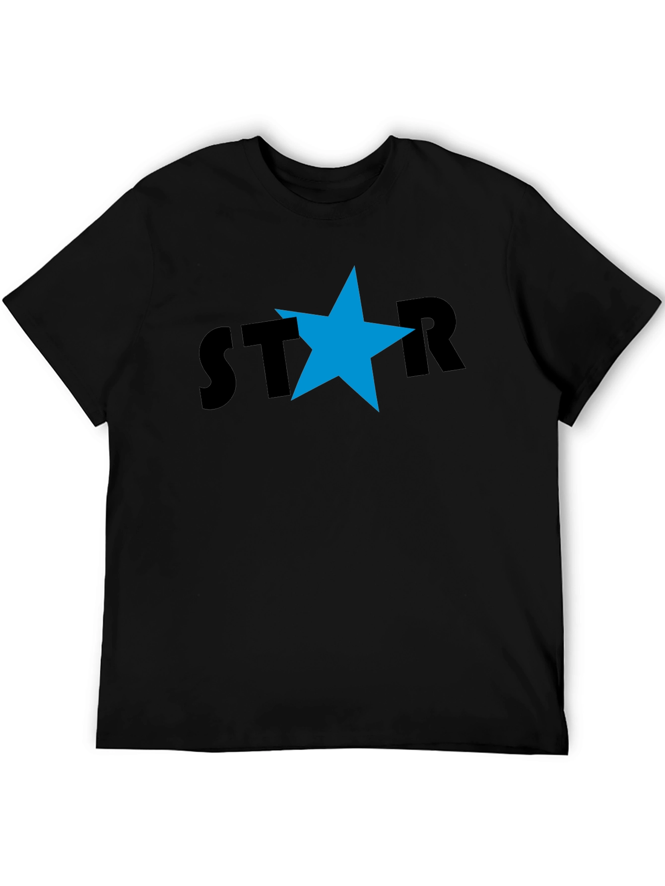Star Graphic Black T-Shirt - Casual Cool Style