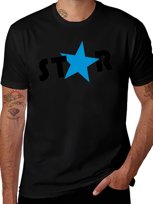 Star Graphic Black T-Shirt - Casual Cool Style