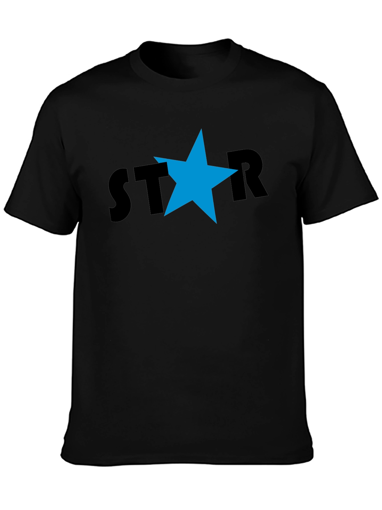 Star Graphic Black T-Shirt - Casual Cool Style