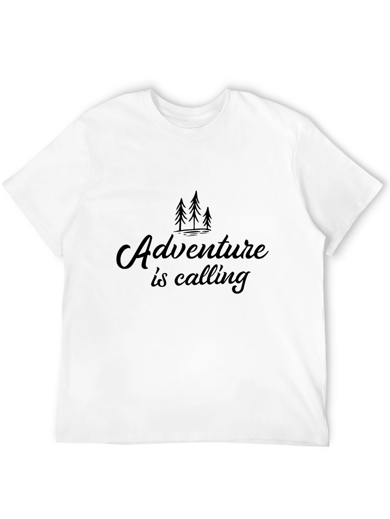 Adventure Calling Graphic Tee - Black