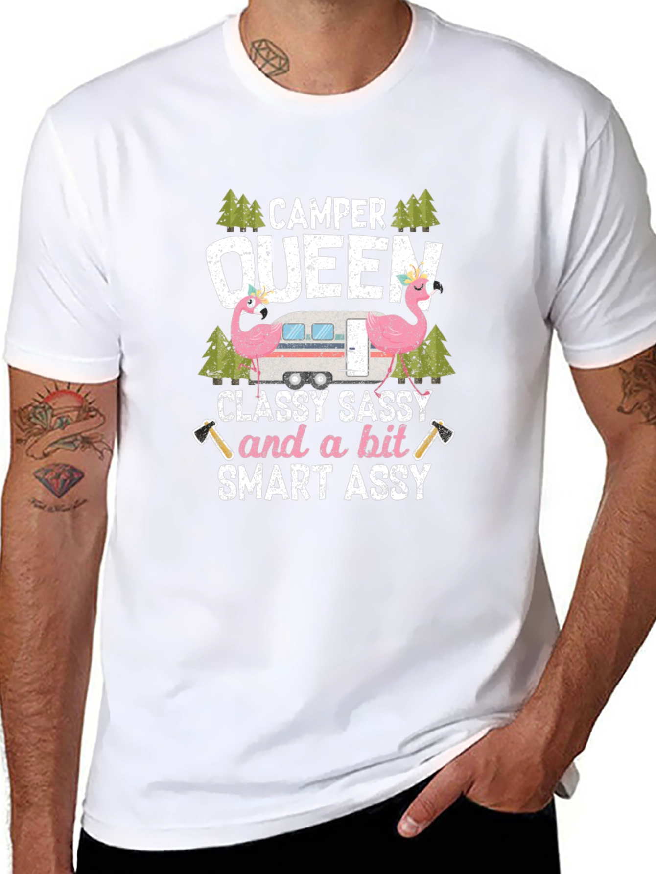 Camper Queen Funny Camping T-Shirt