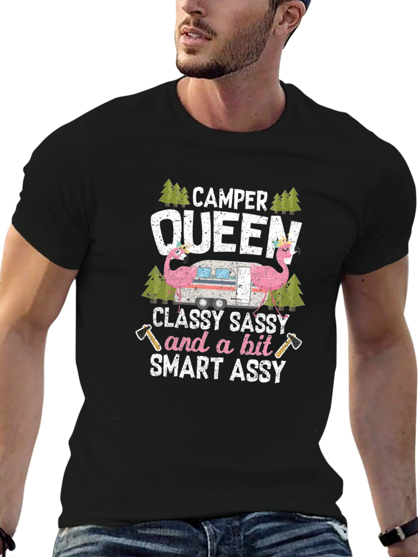 Camper Queen Funny Camping T-Shirt