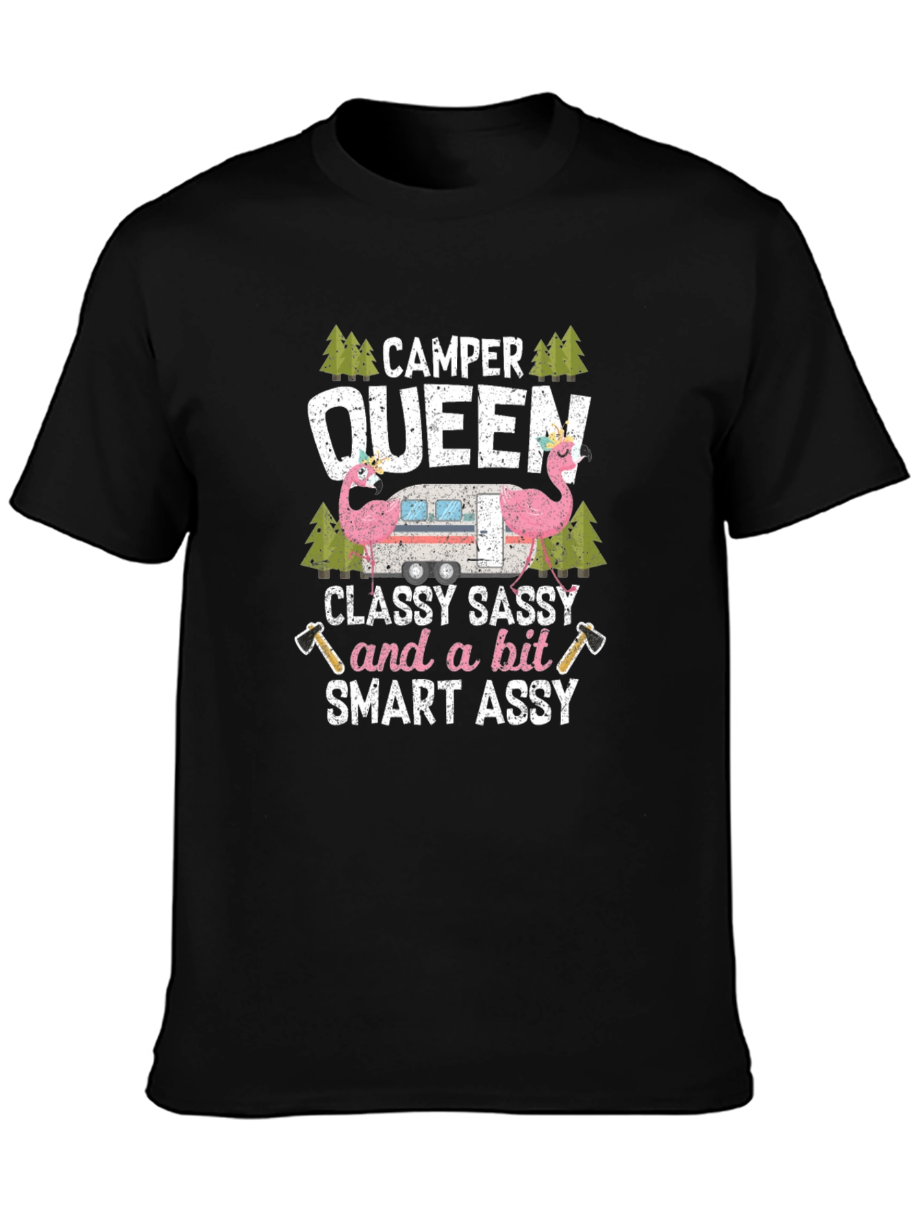 Camper Queen Funny Camping T-Shirt