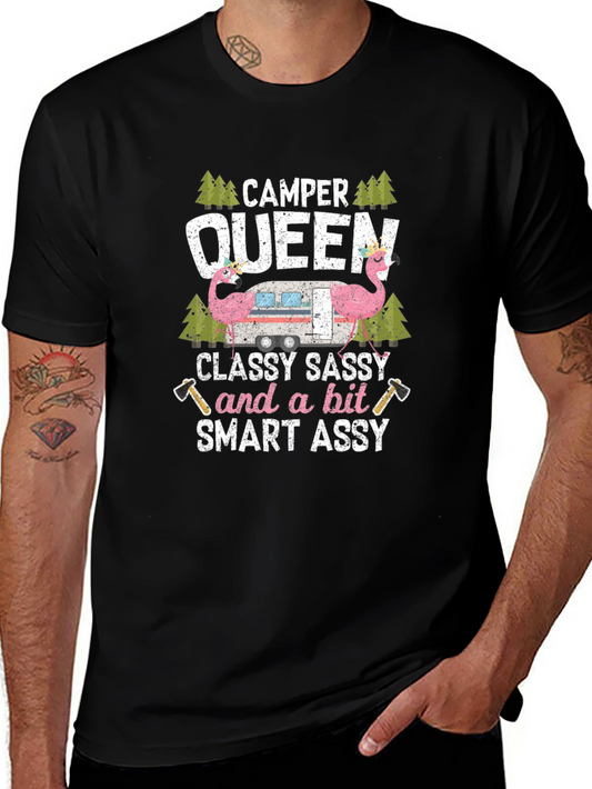 Camper Queen Funny Camping T-Shirt