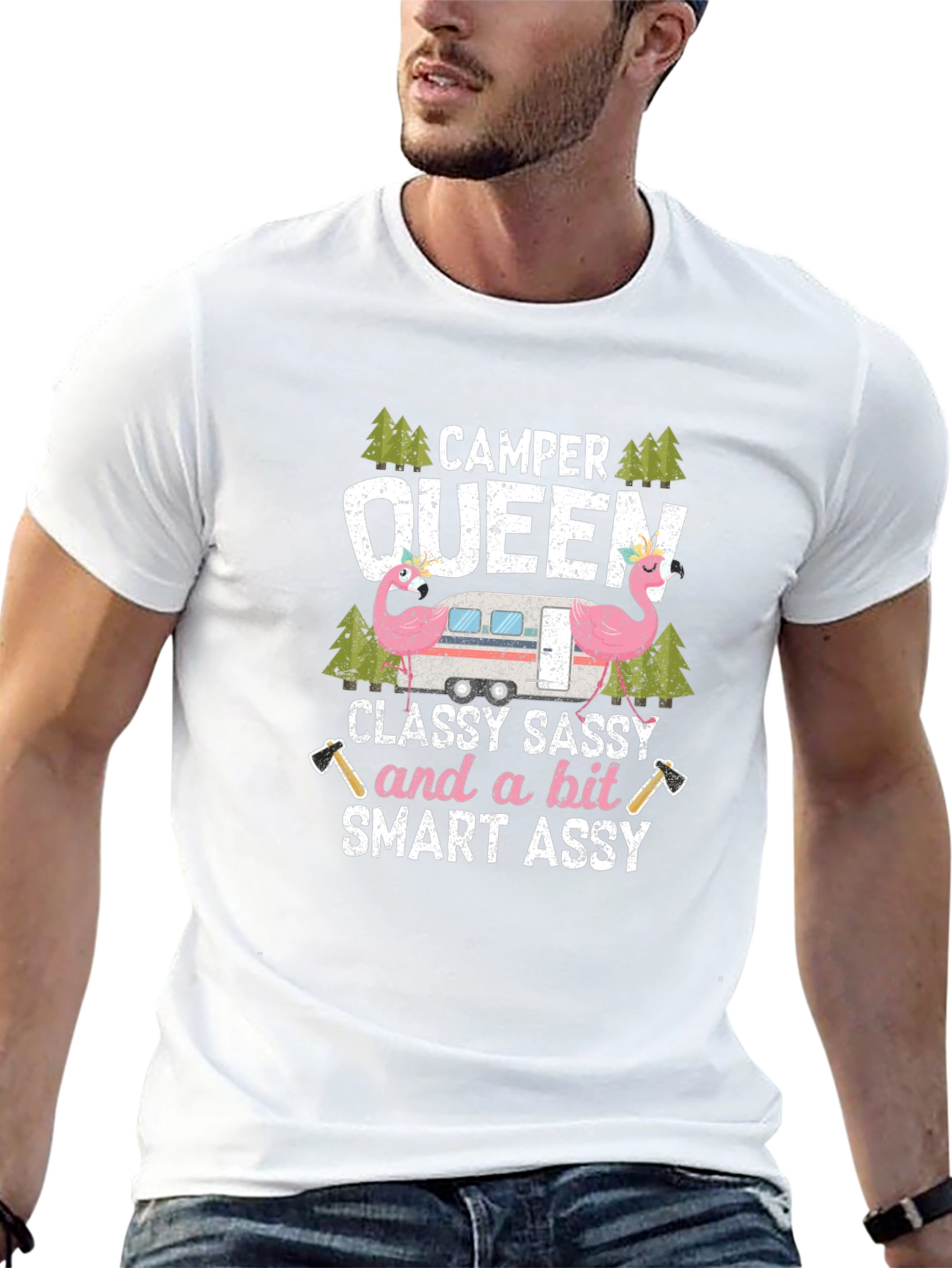 Camper Queen Funny Camping T-Shirt