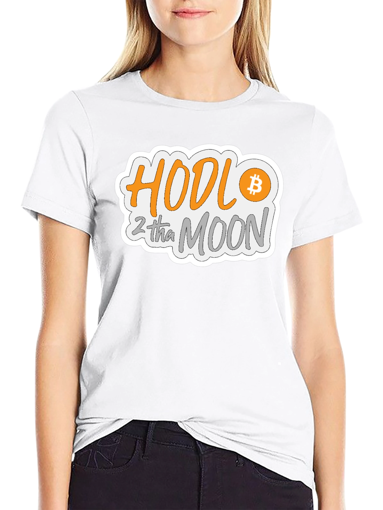 HODL 2 tha MOON Bitcoin Crypto T-Shirt