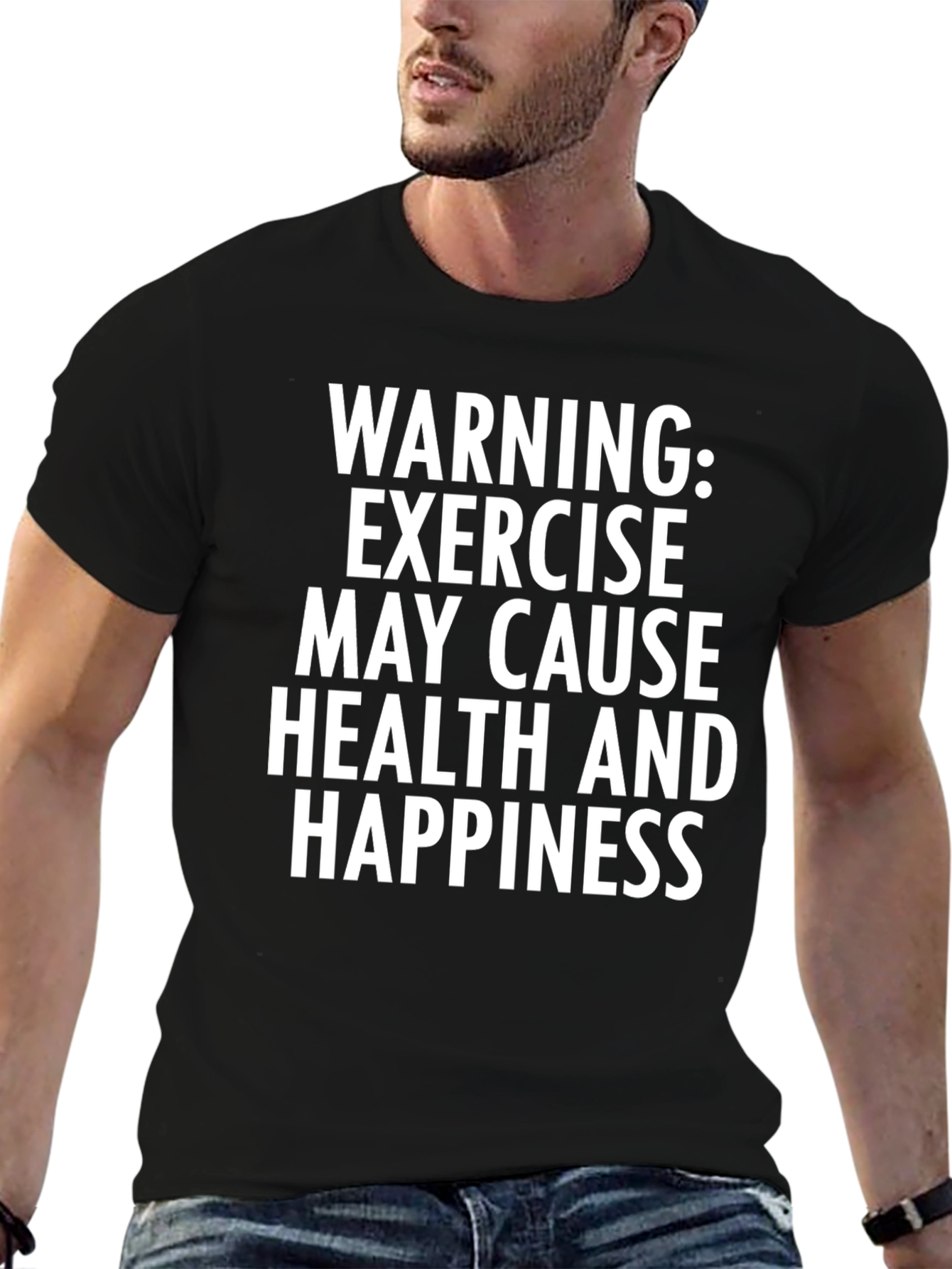 Funny Exercise Warning Graphic Tee