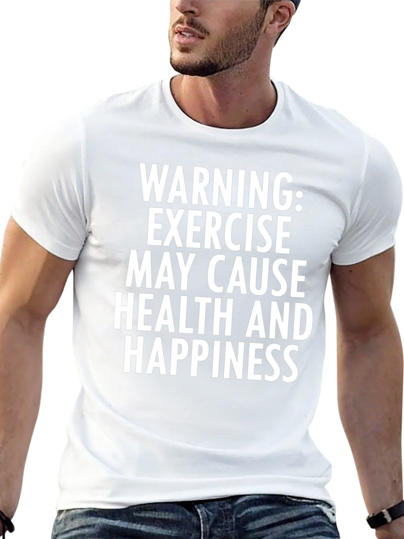 Funny Exercise Warning Graphic Tee