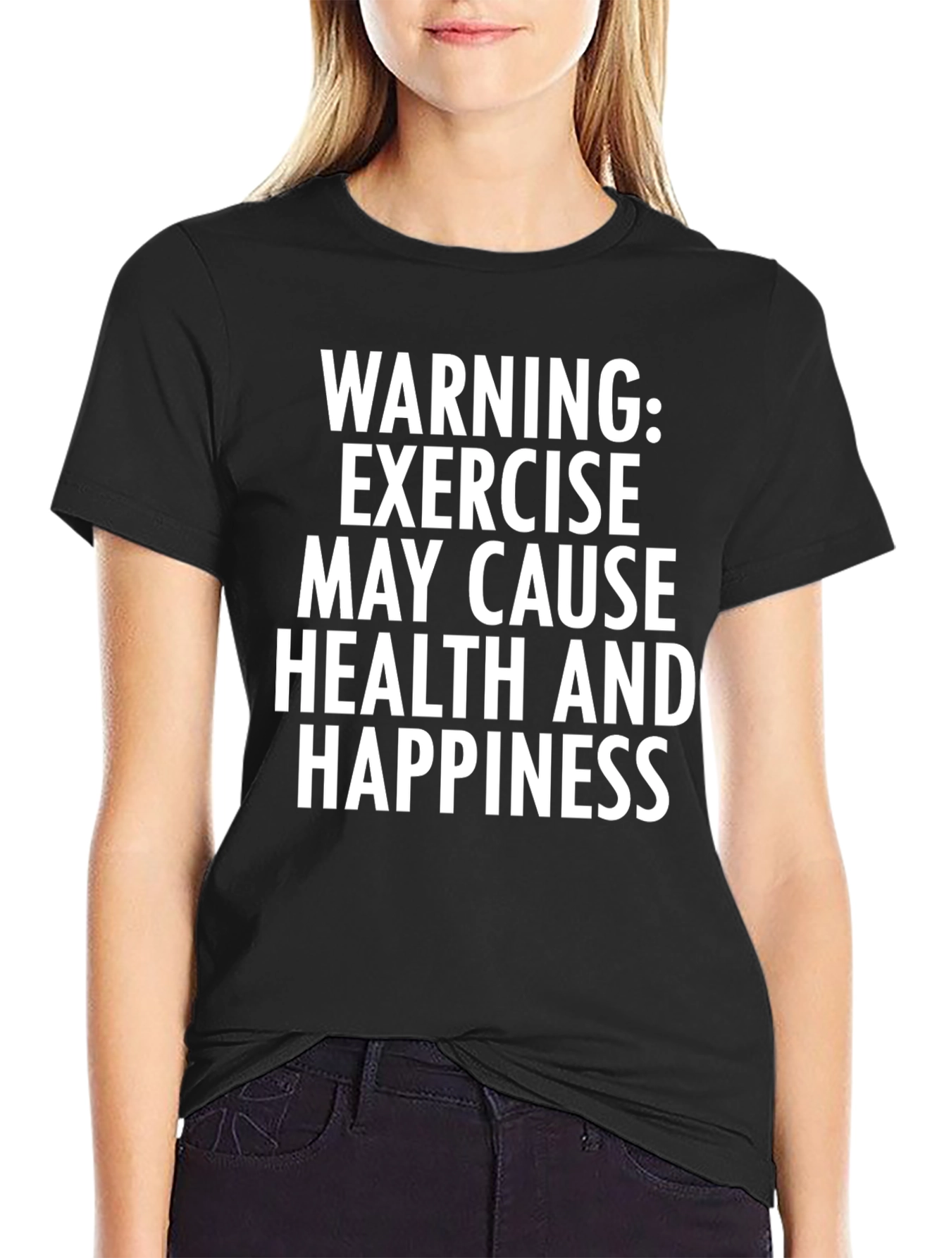 Funny Exercise Warning Graphic Tee