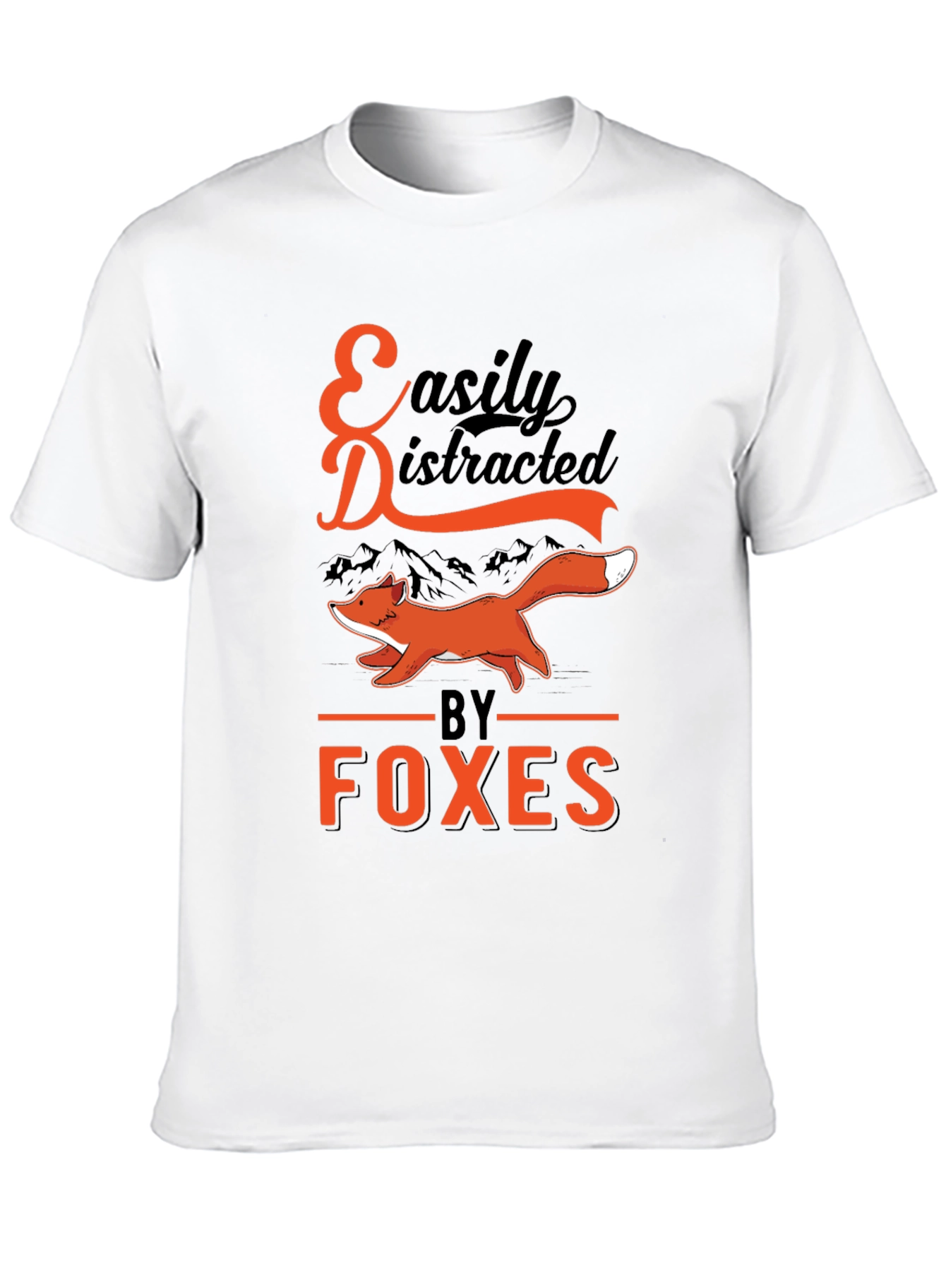 Easily Distracted by Foxes T-Shirt